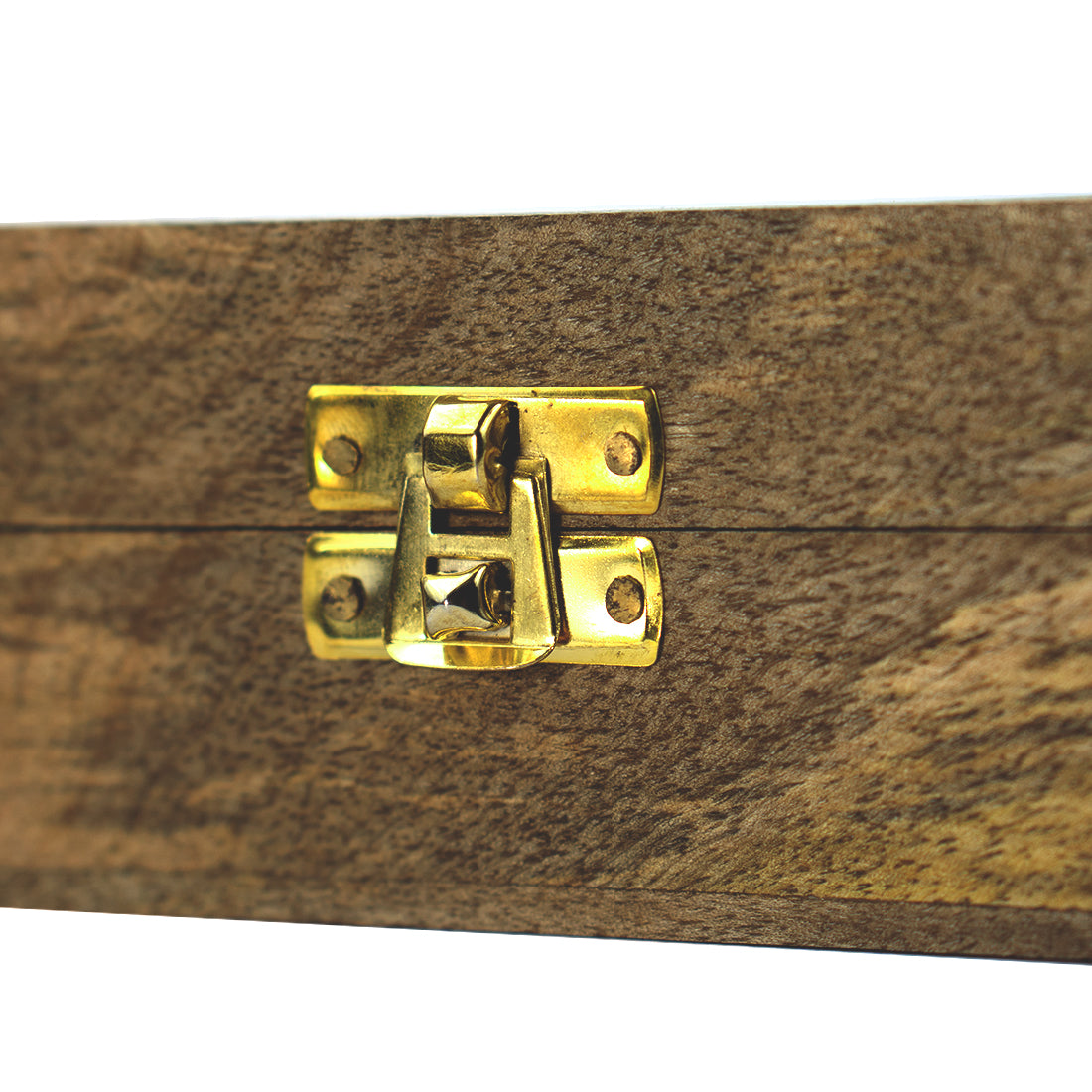 MANGO WOOD MASALA BOX 9 COMPARTMENTS