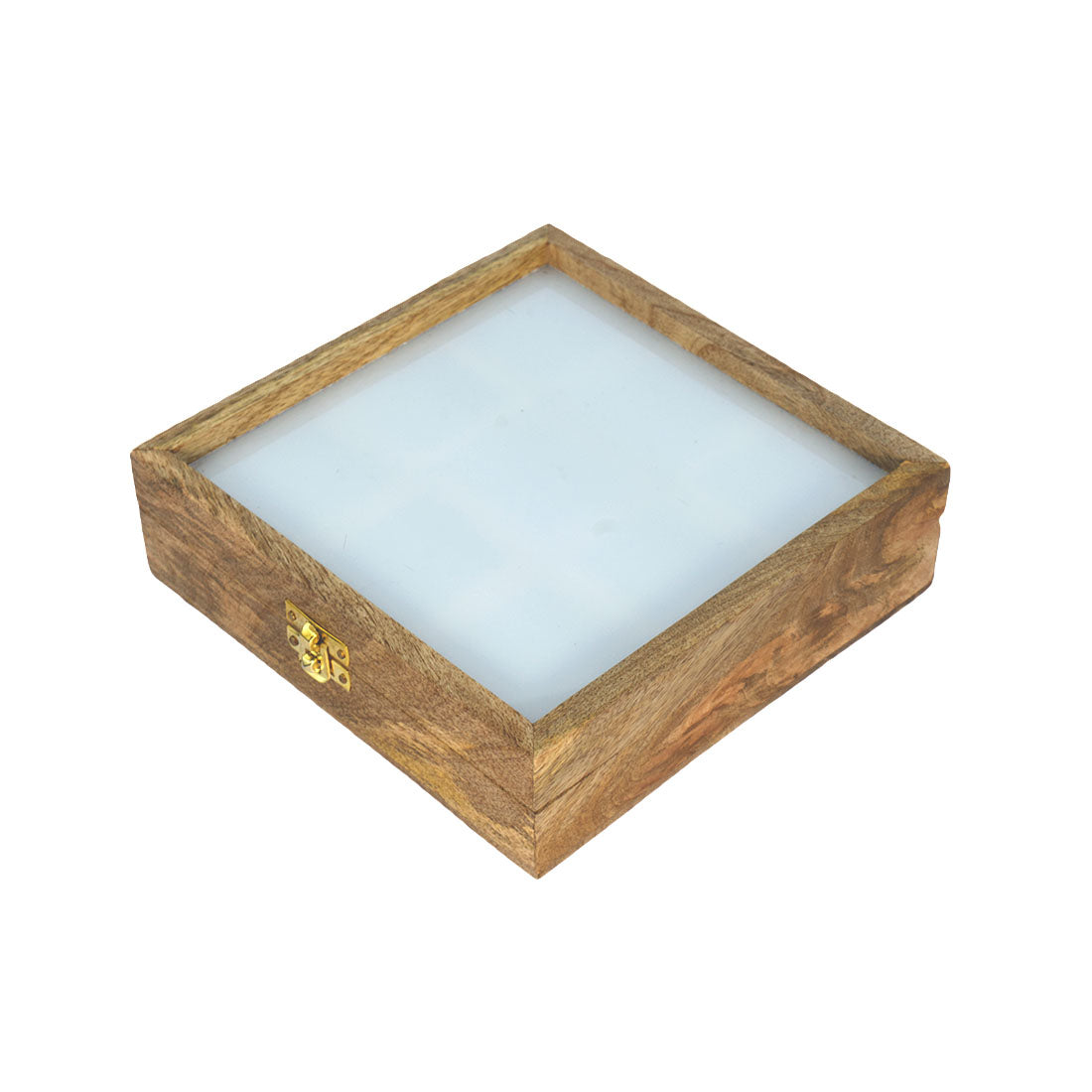 MANGO WOOD MASALA BOX 9 COMPARTMENTS