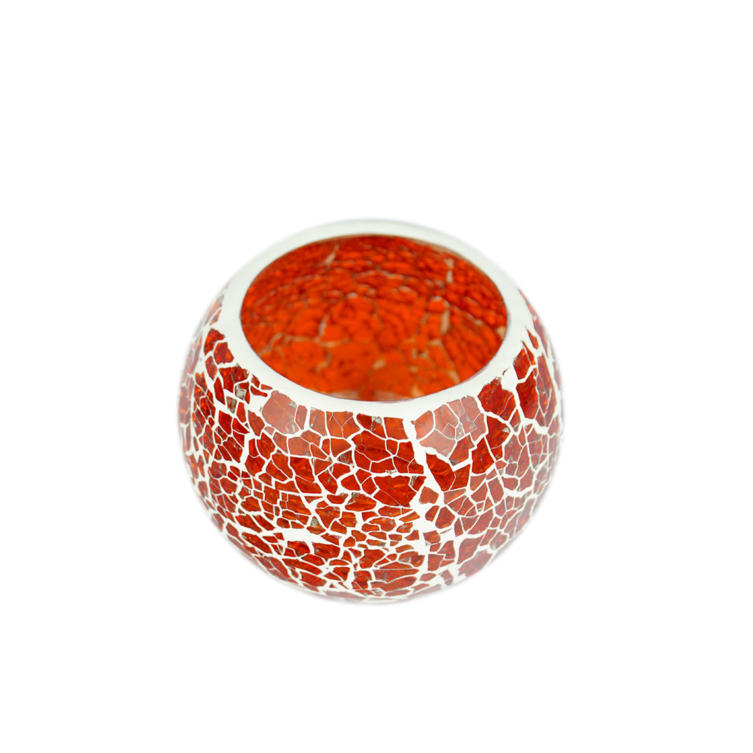 Crackle Glass Crackle T-light Holder