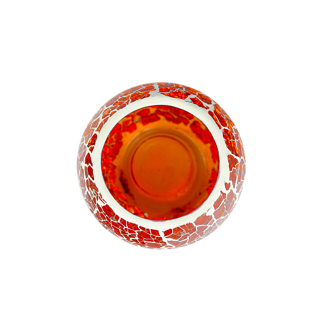 Crackle Glass Crackle T-light Holder