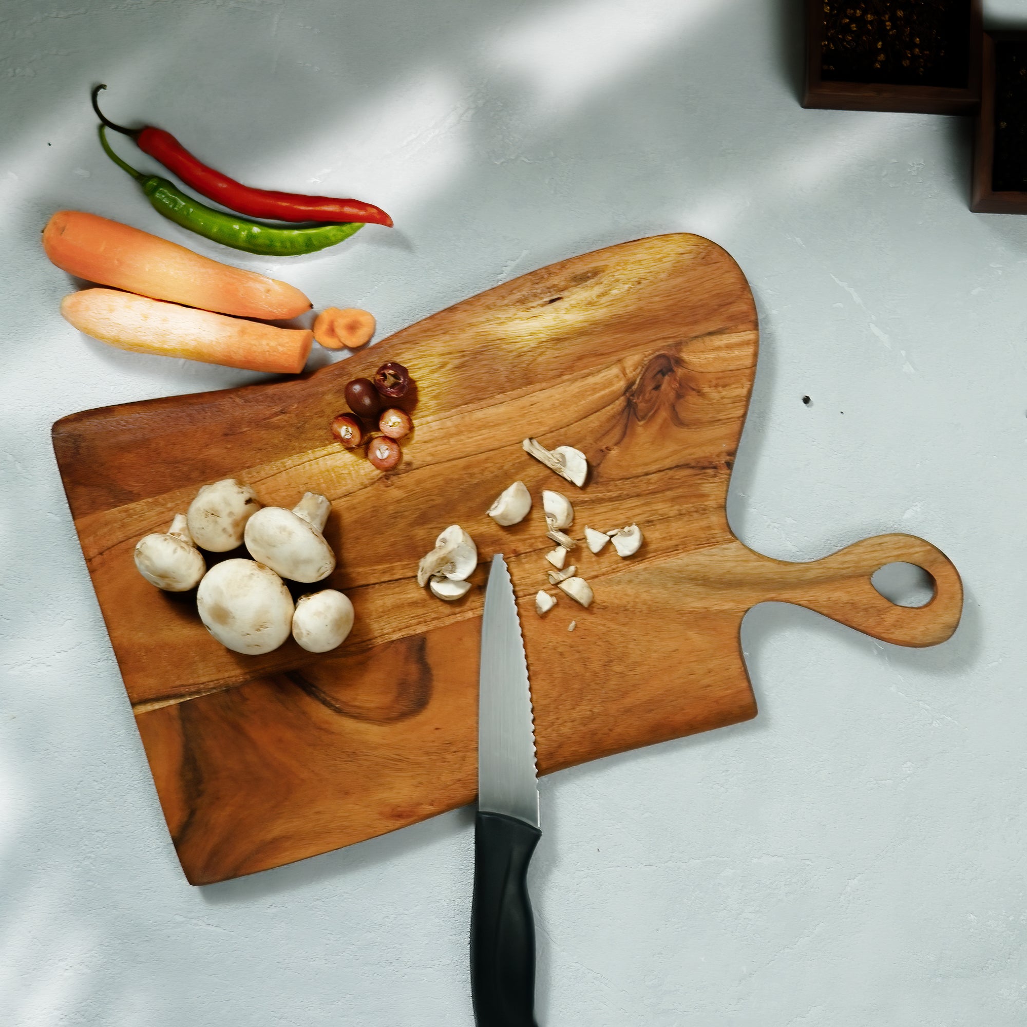 ACACIA LIVE EDGE Serving Board and Platter 17*10