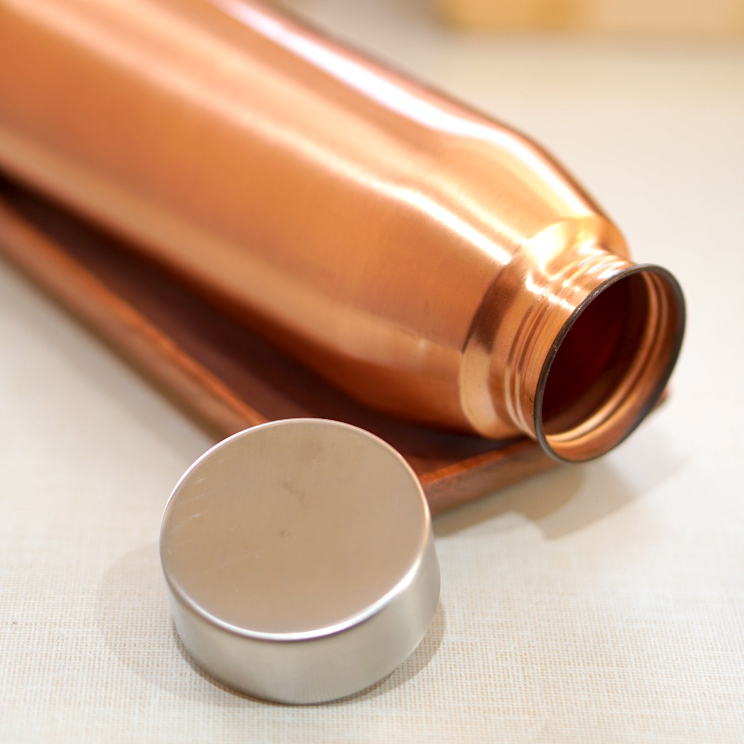 Matt Finish Copper Water Bottle