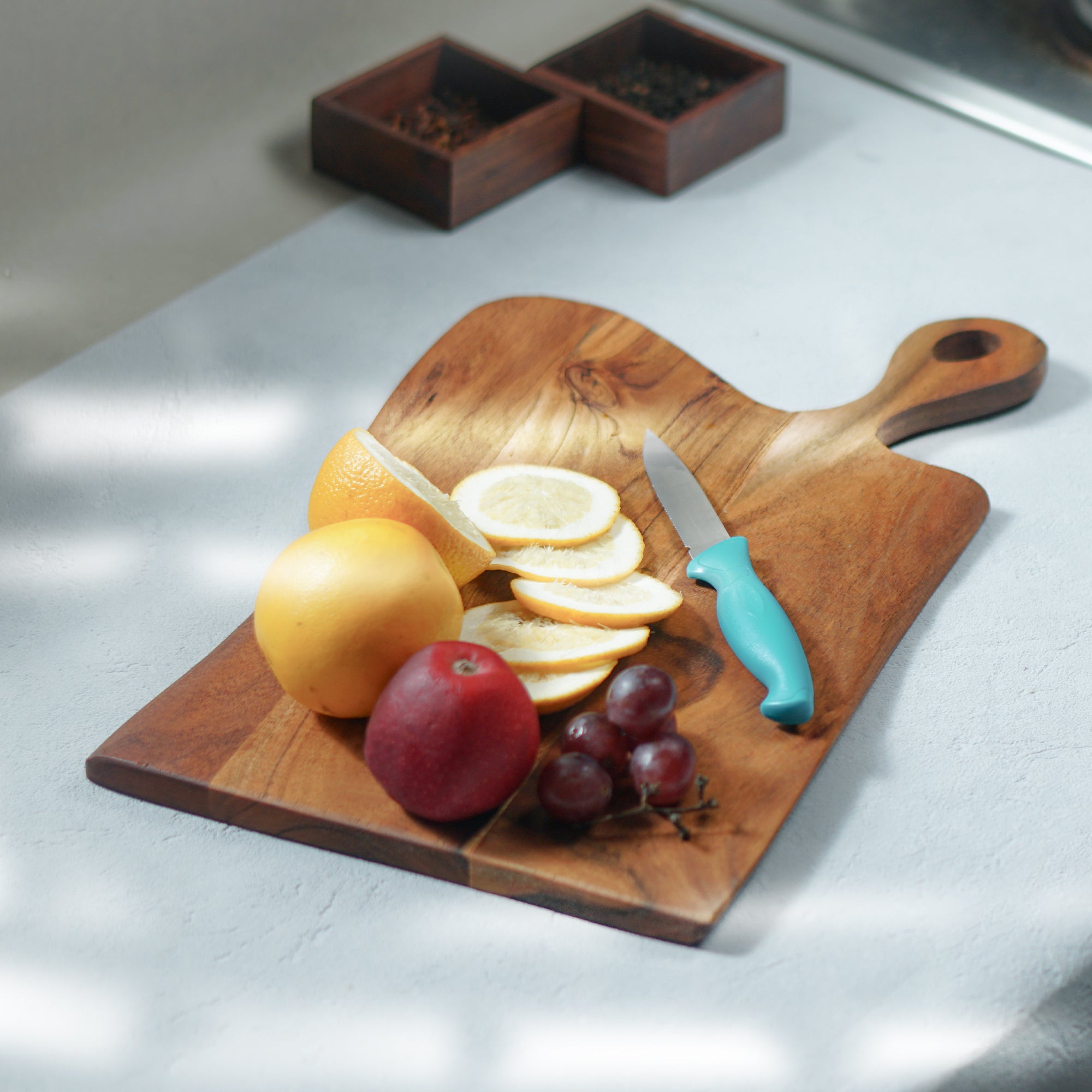 ACACIA LIVE EDGE Serving Board and Platter 17*10