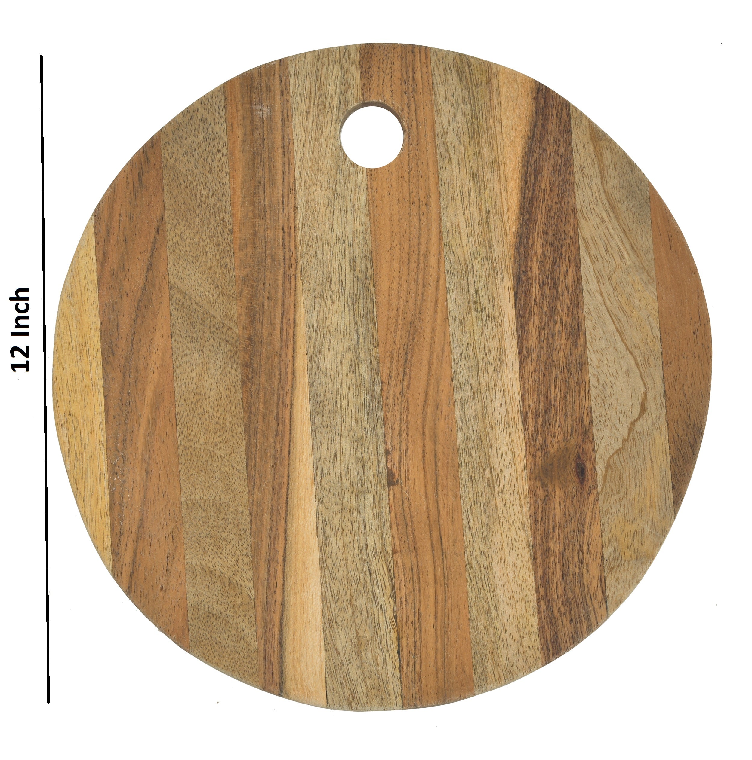 Mixwood Round Chopping Board With Inner Hole