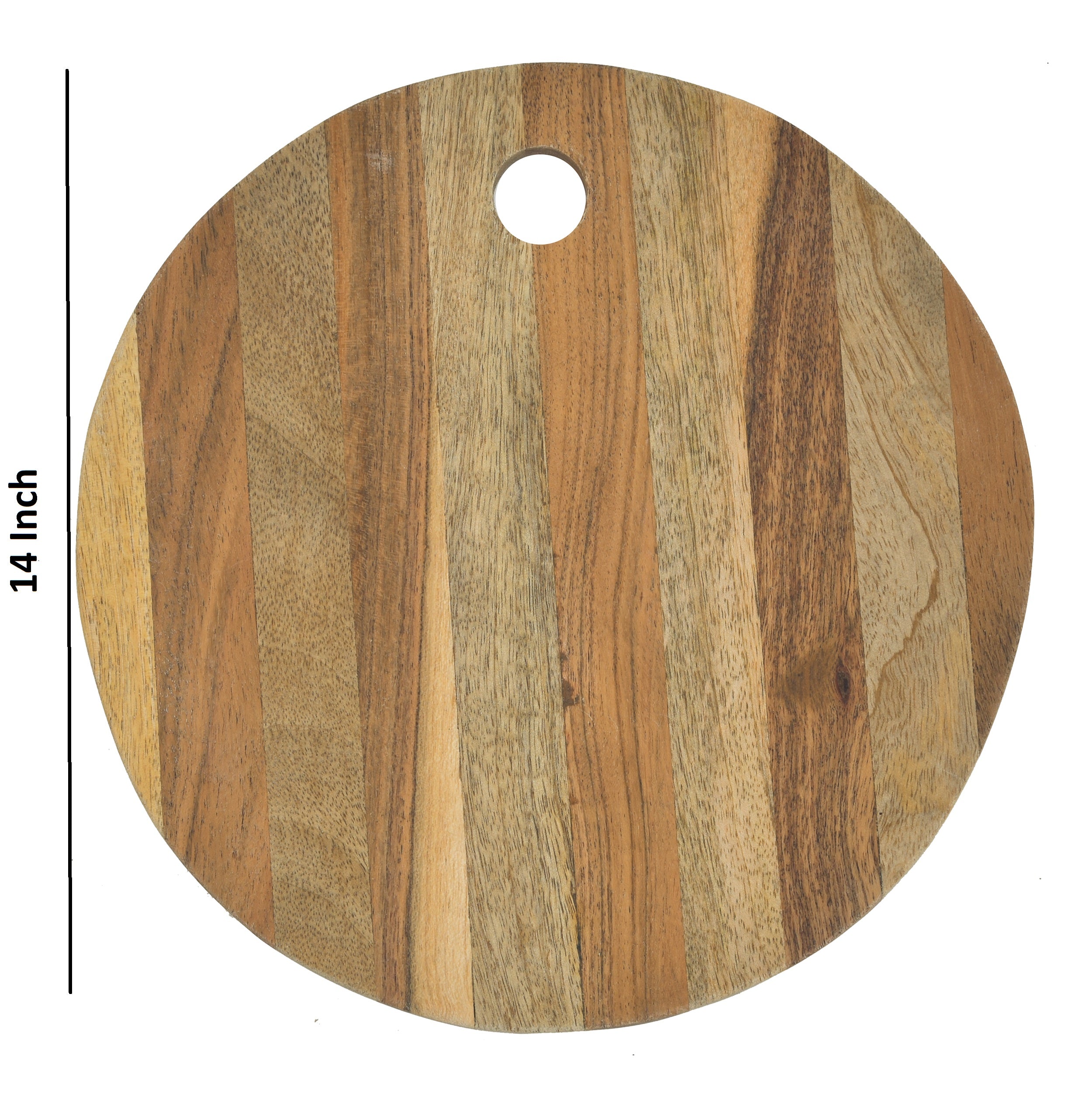 Mixwood Round Chopping Board With Inner Hole