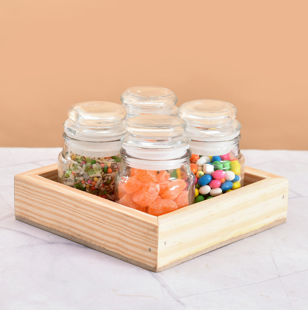 Seasoning Shaker Set Glass (5 Piece)