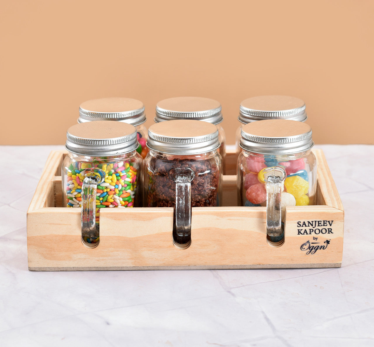 Seasoning Shaker Set Glass (Set of 6)