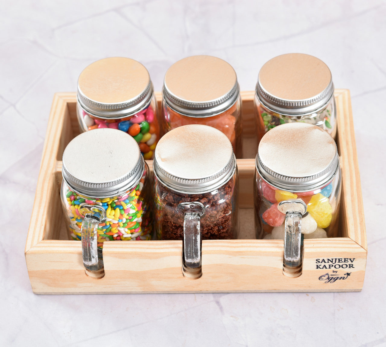 Seasoning Shaker Set Glass (Set of 6)