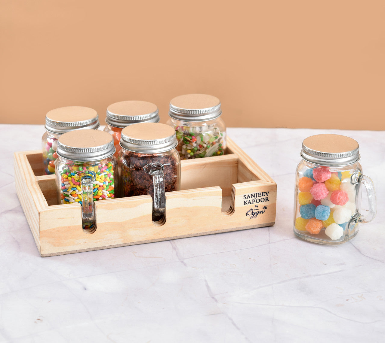 Seasoning Shaker Set Glass (Set of 6)