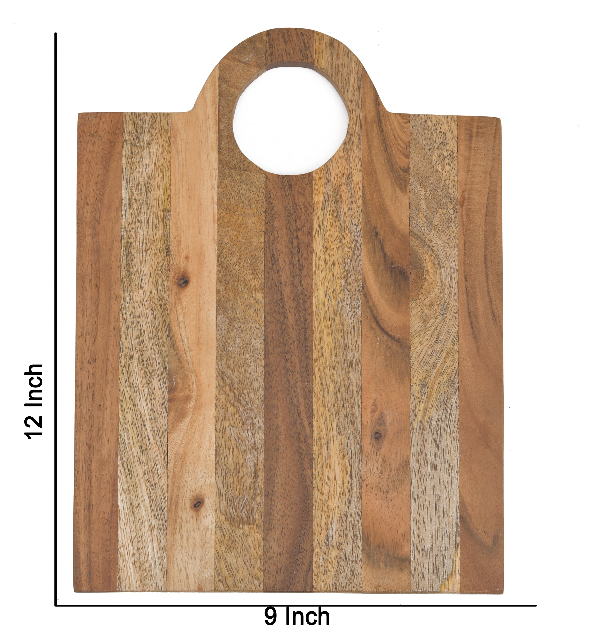 Mixwood Chopping Board With Round Wooden Handle