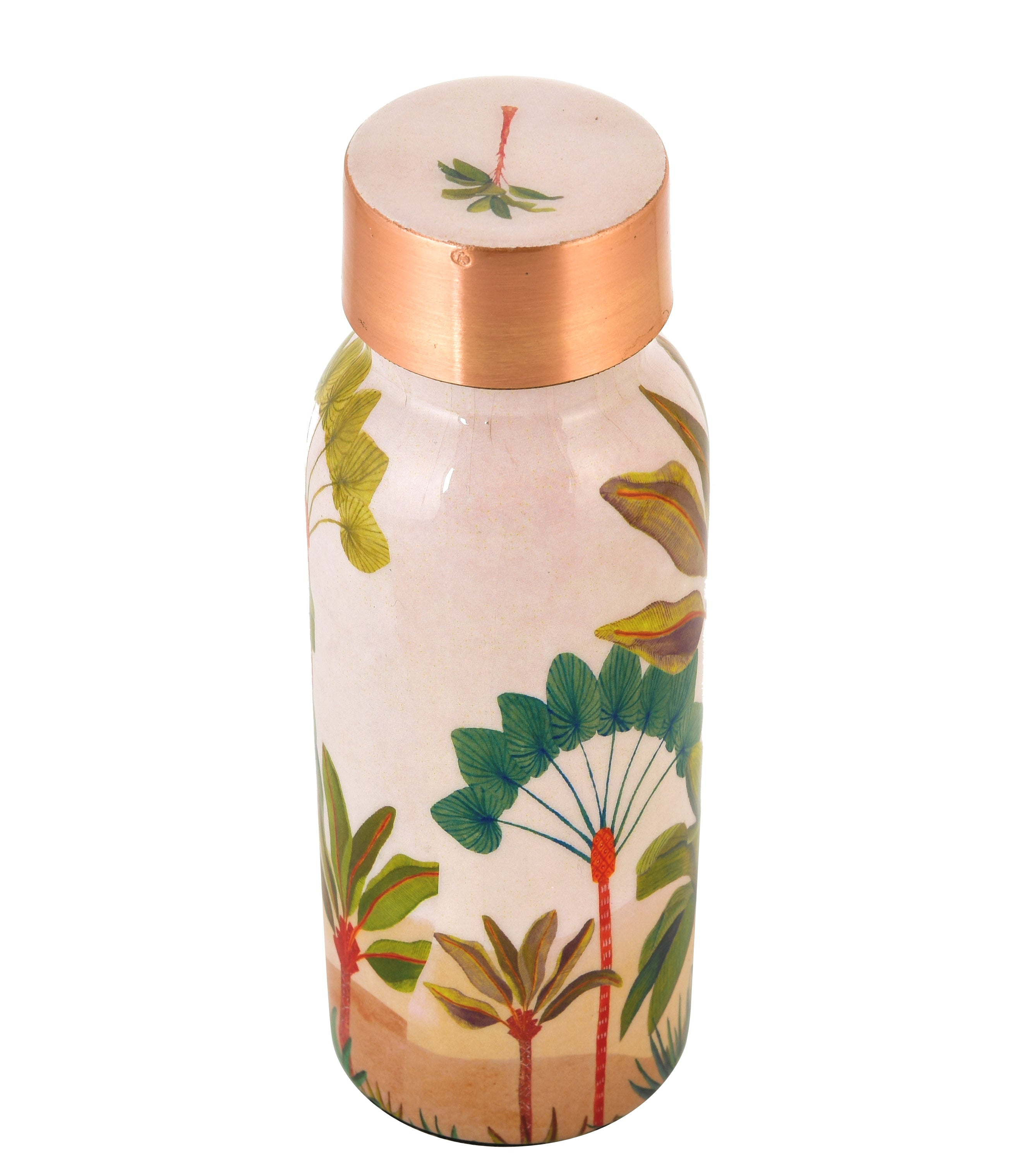 Dessert Printed Copper Water Bottle