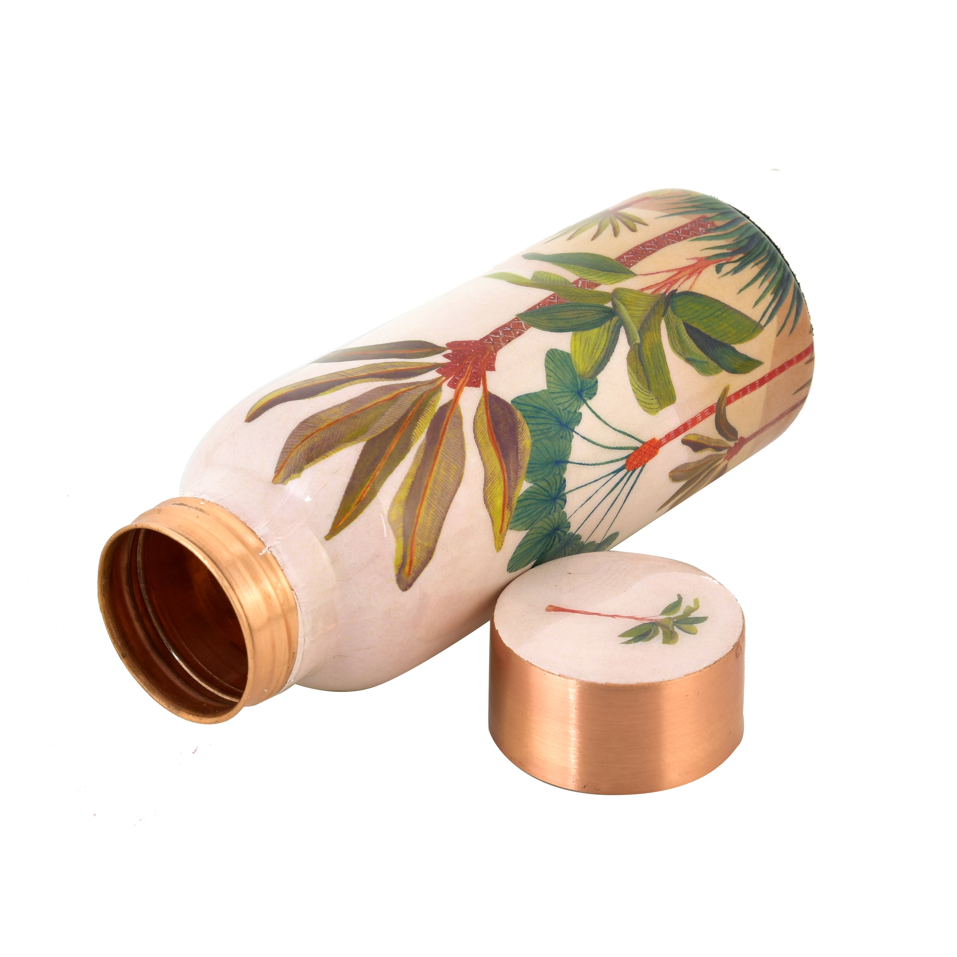 Dessert Printed Copper Water Bottle