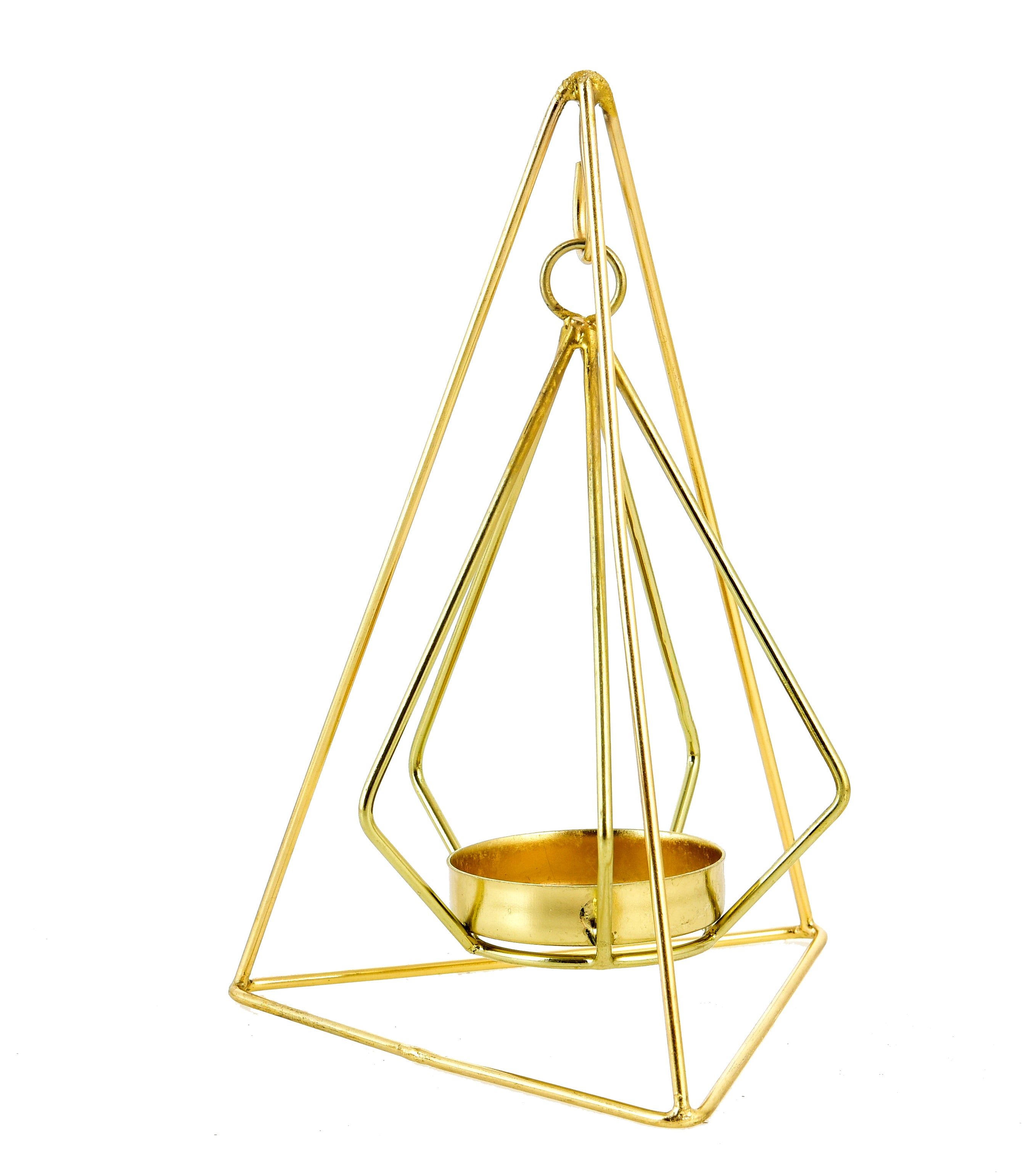 Taare Tikona Jhula Tea Light Holder - Candle Stand