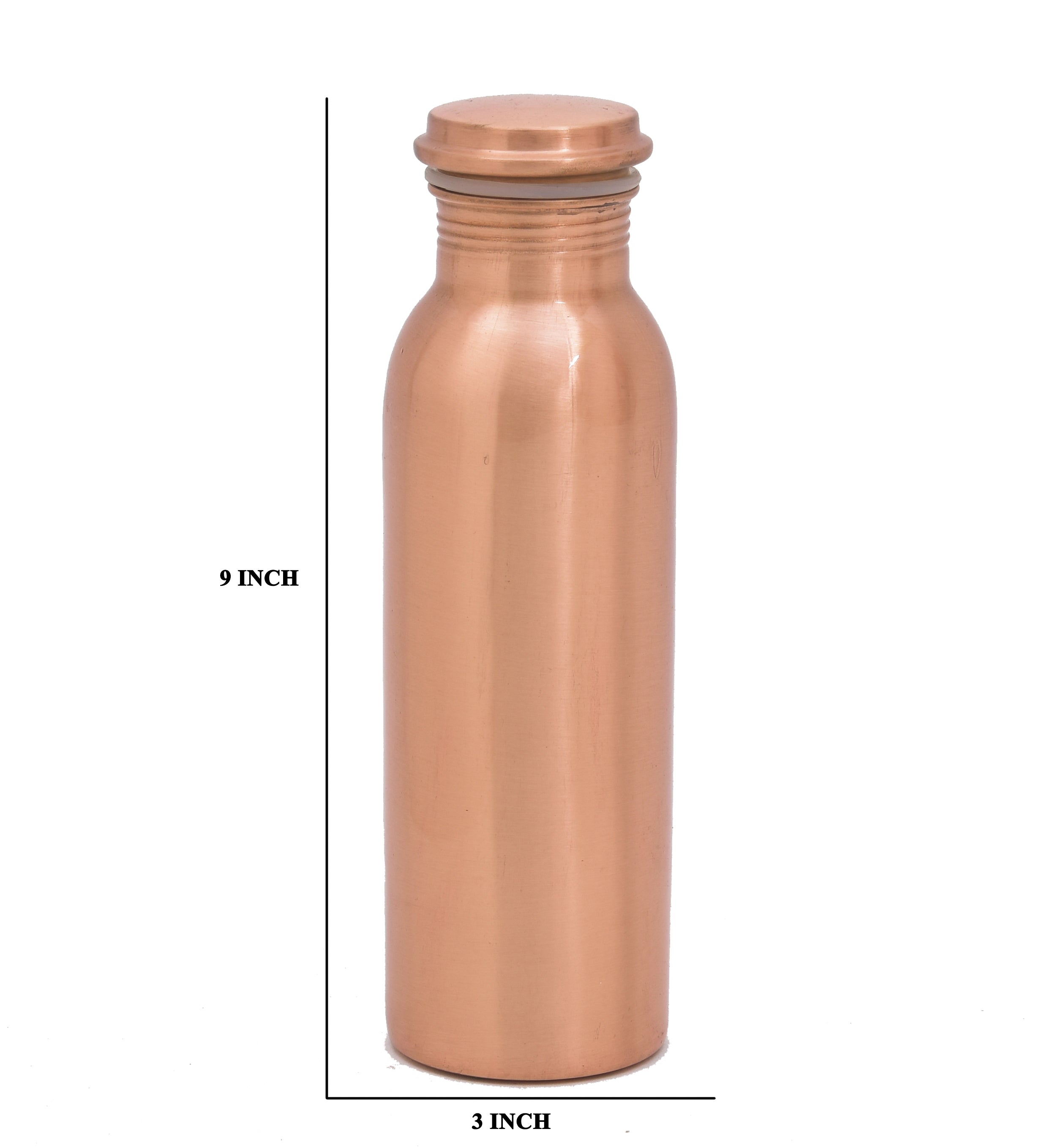 Copper Water Bottle - 750 Ml