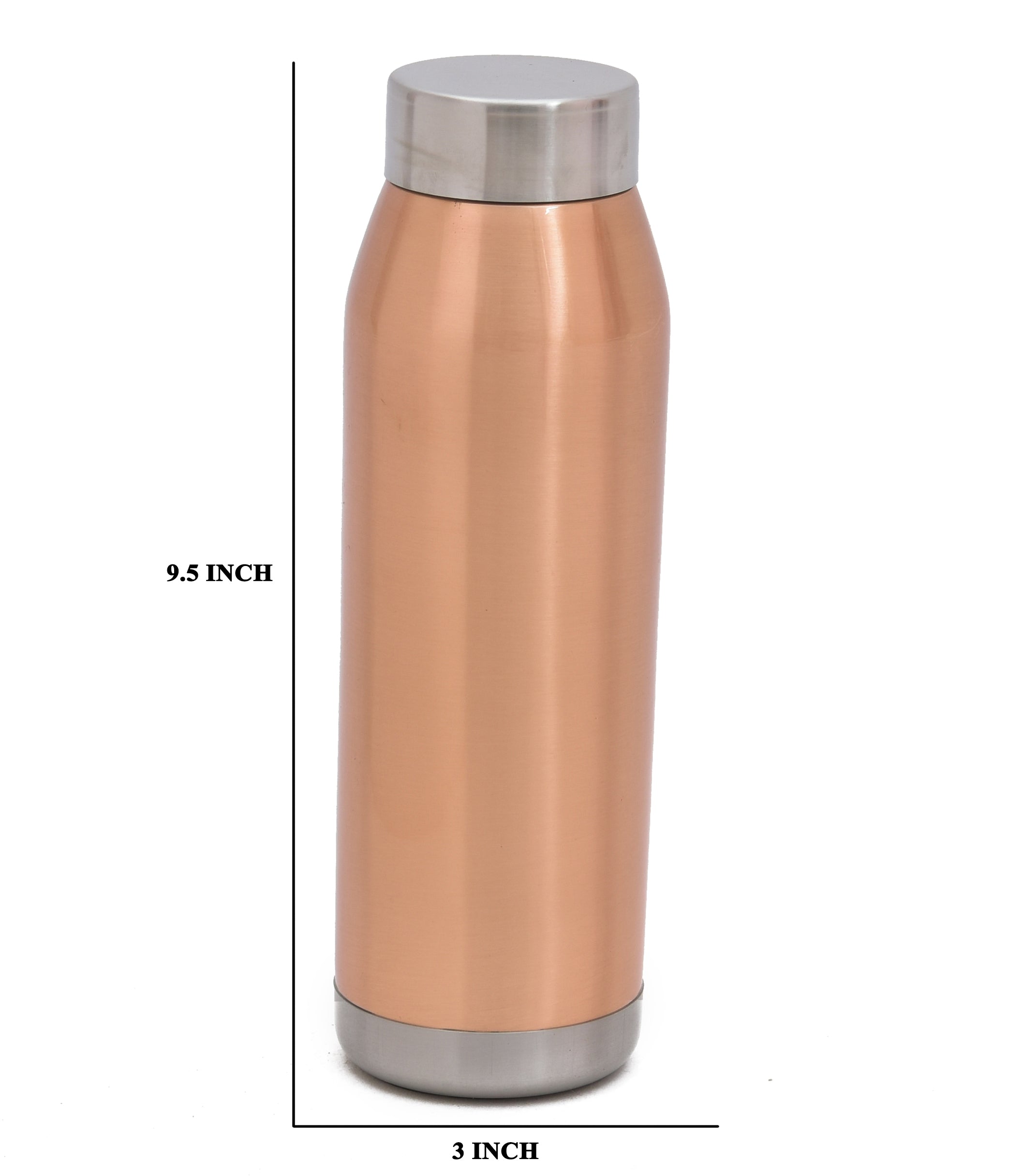 Matt Finish Copper Water Bottle