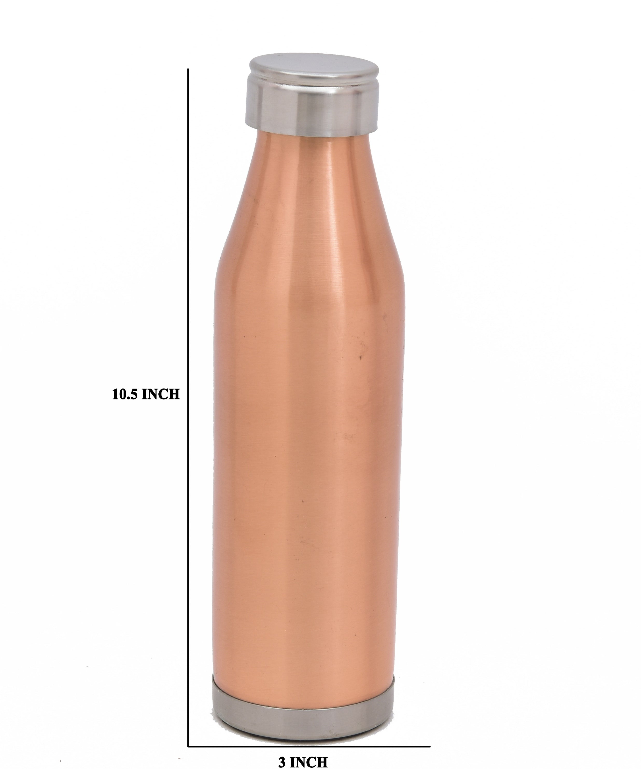 Matt Finish Copper Water Bottle