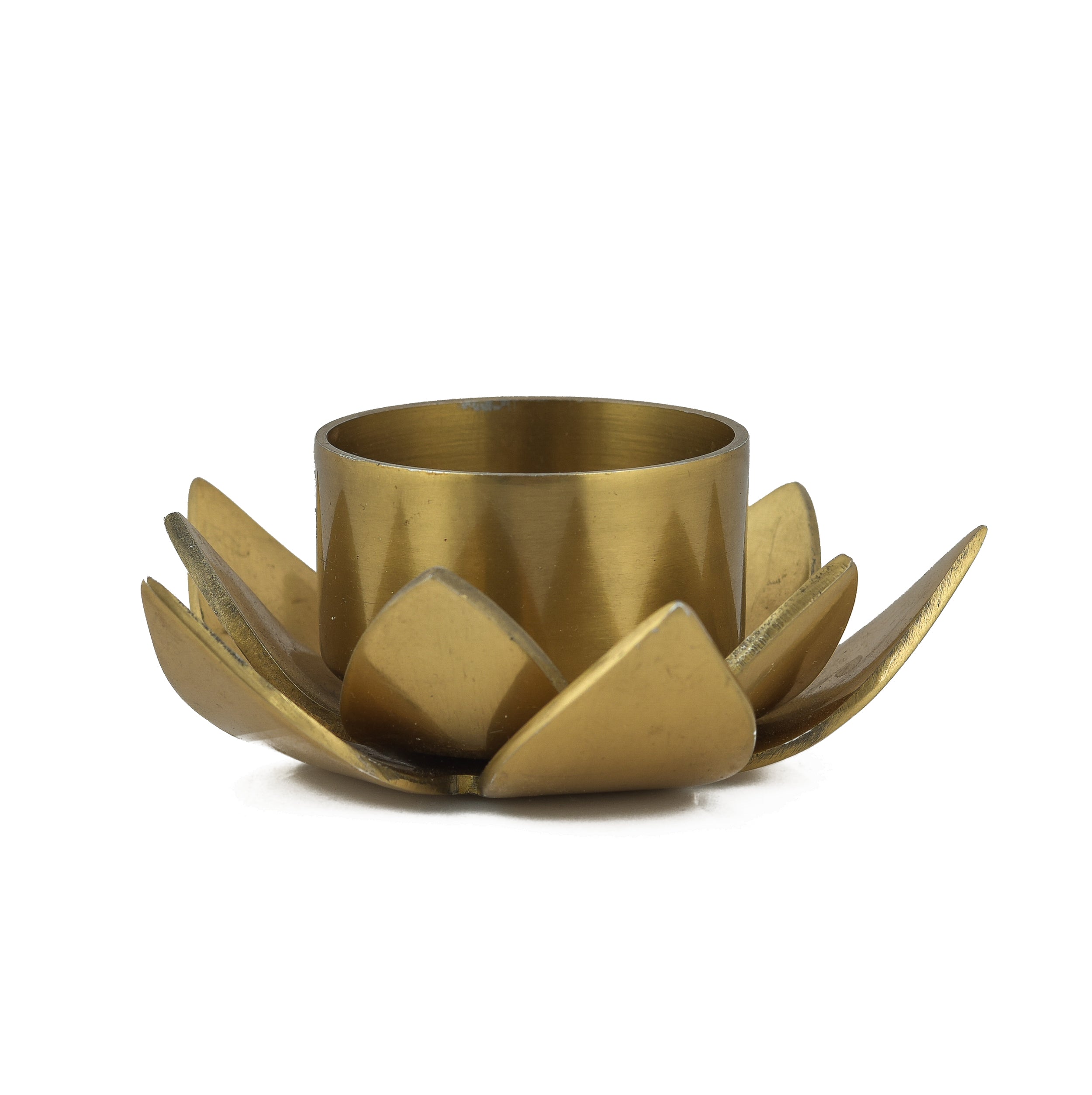 GOLDEN LOTUS T-LIGHT HOLDER