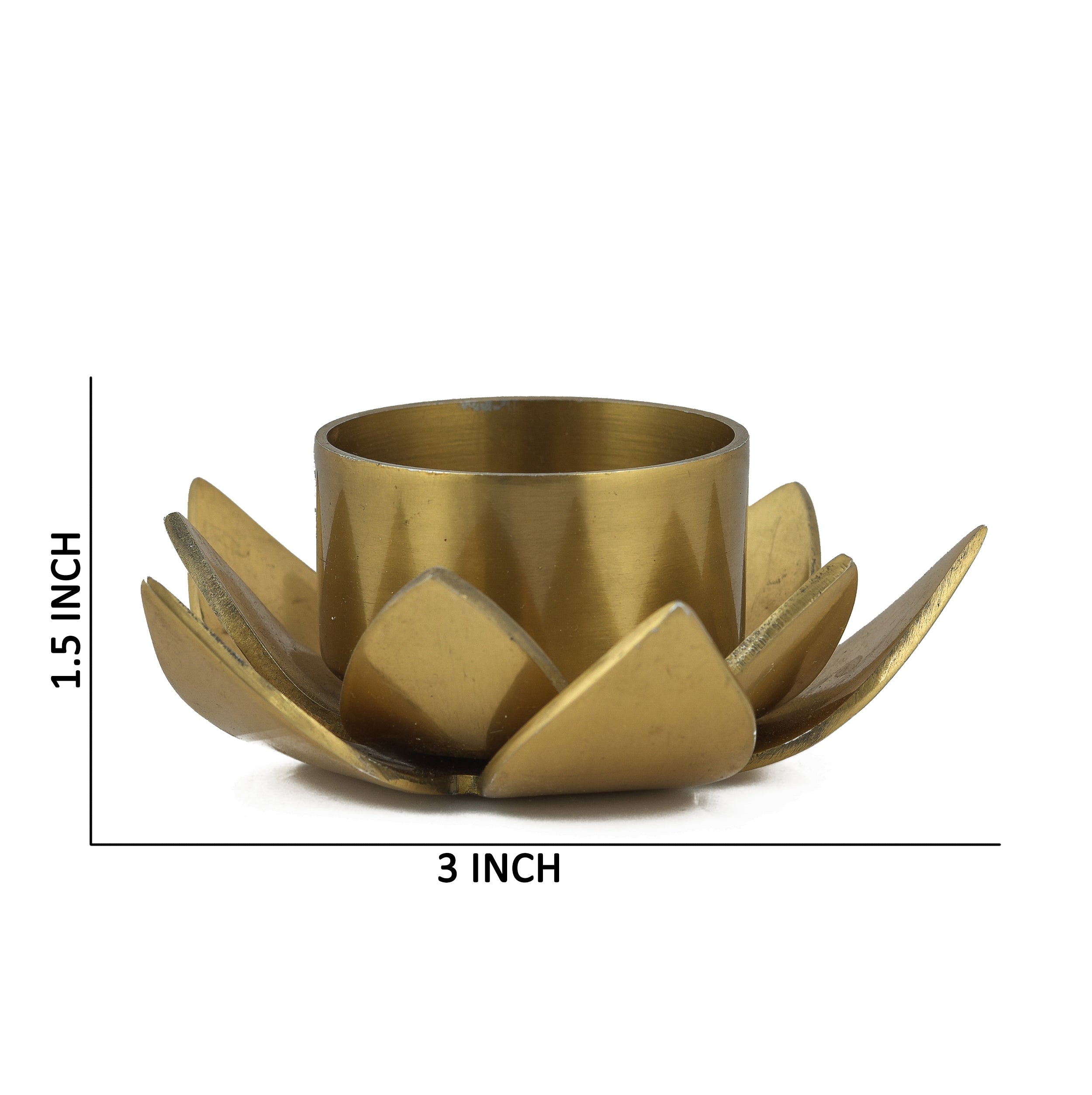 GOLDEN LOTUS T-LIGHT HOLDER
