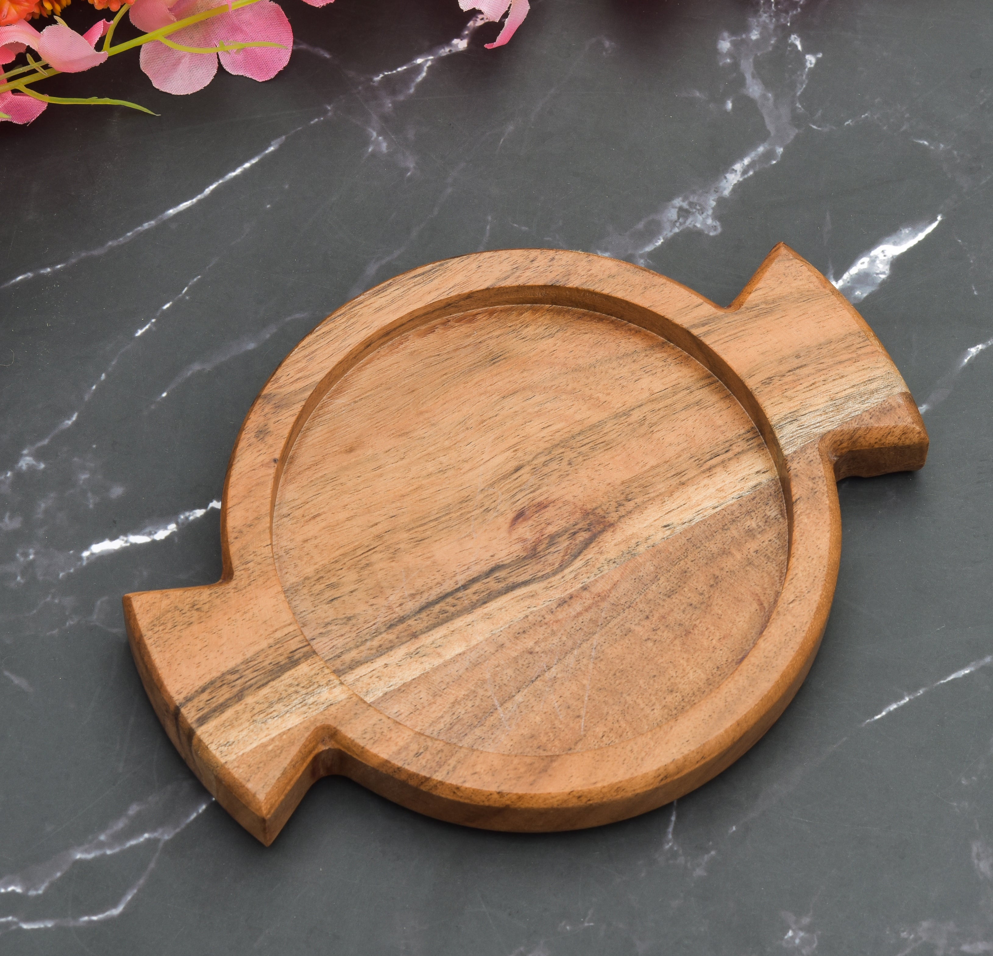 DOUBLE HANDLE PLATTER 8*6