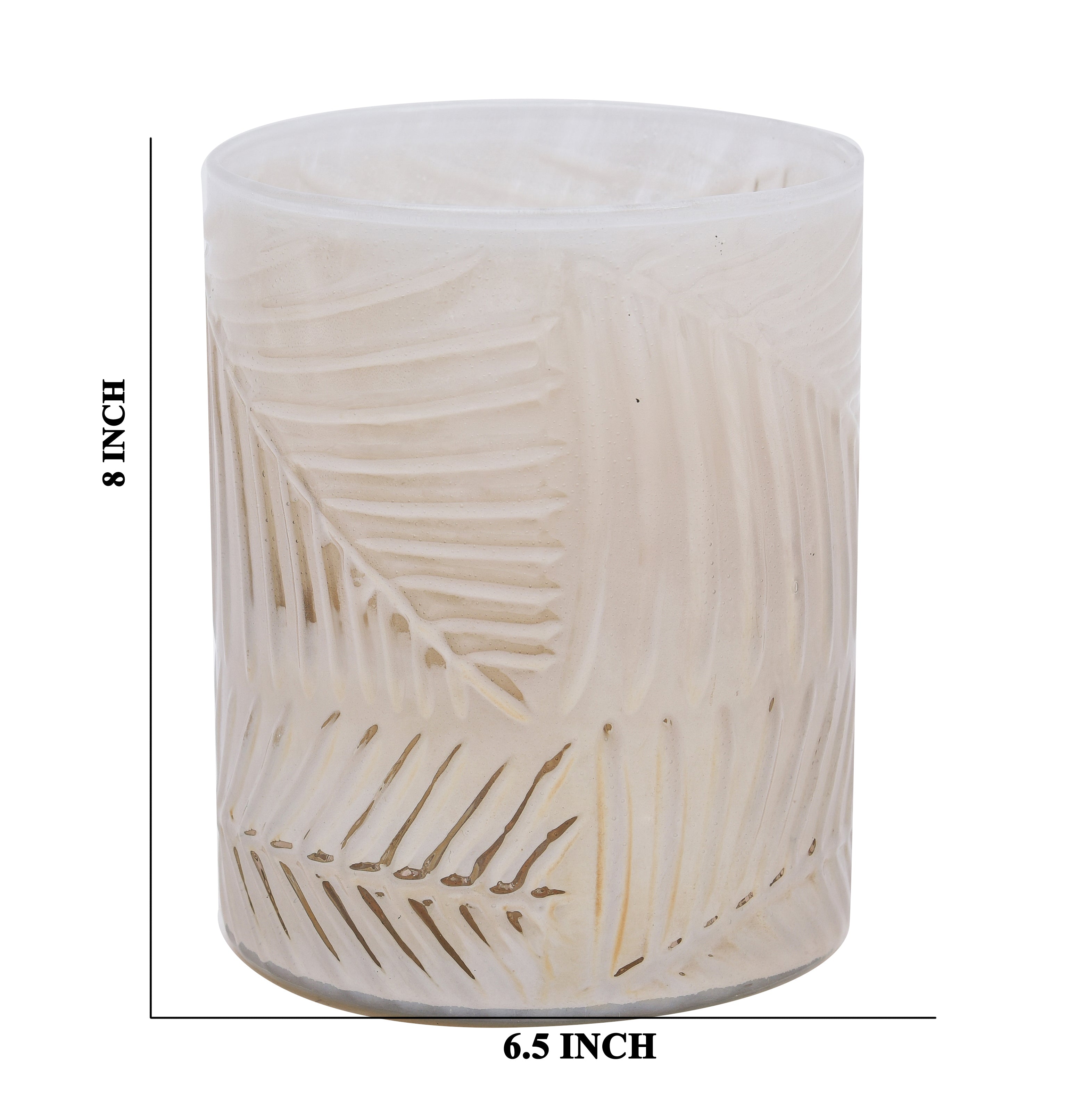 LEAF DESIGN DECORATION VASES