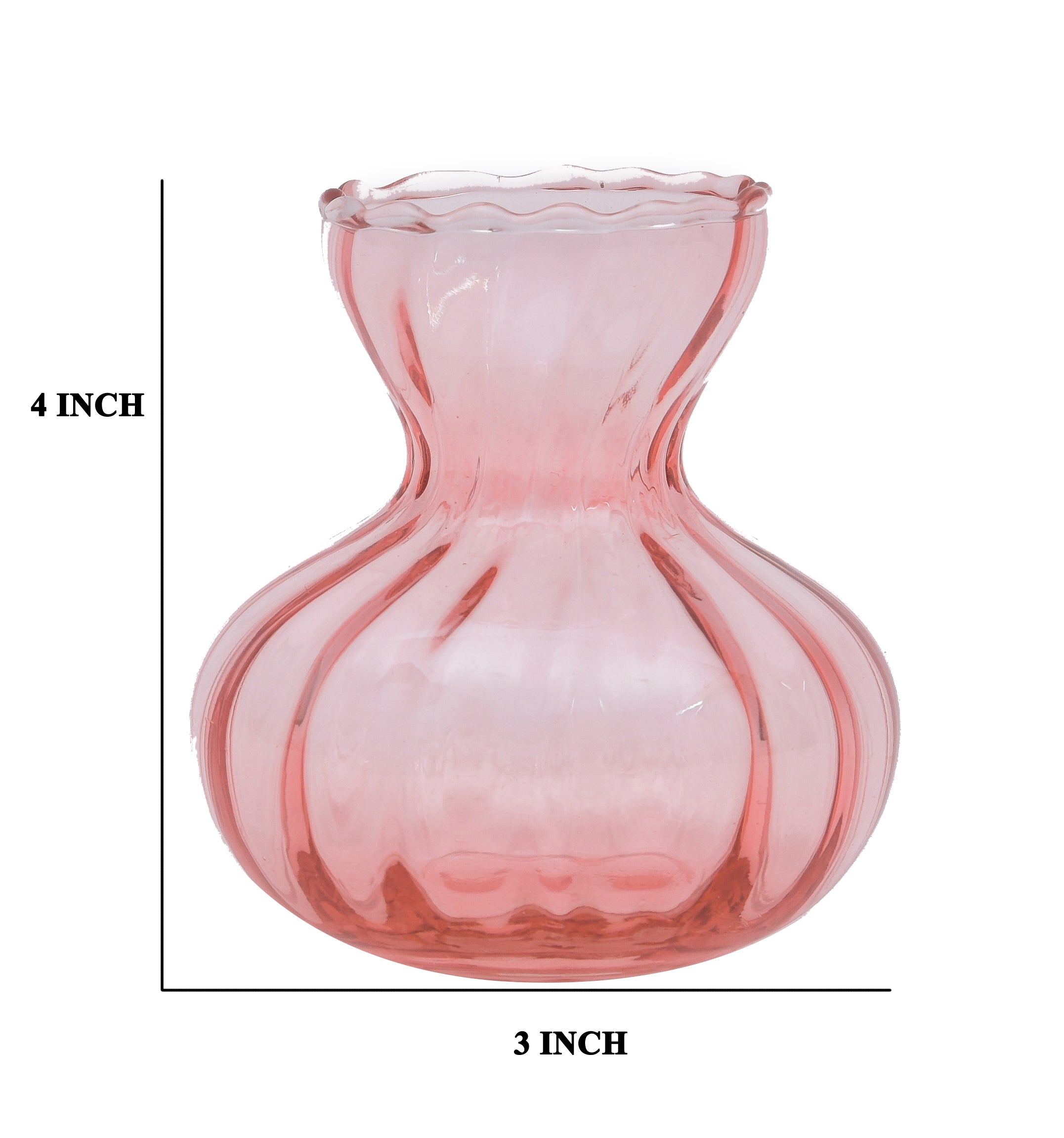 GLASS FLOWER VASES