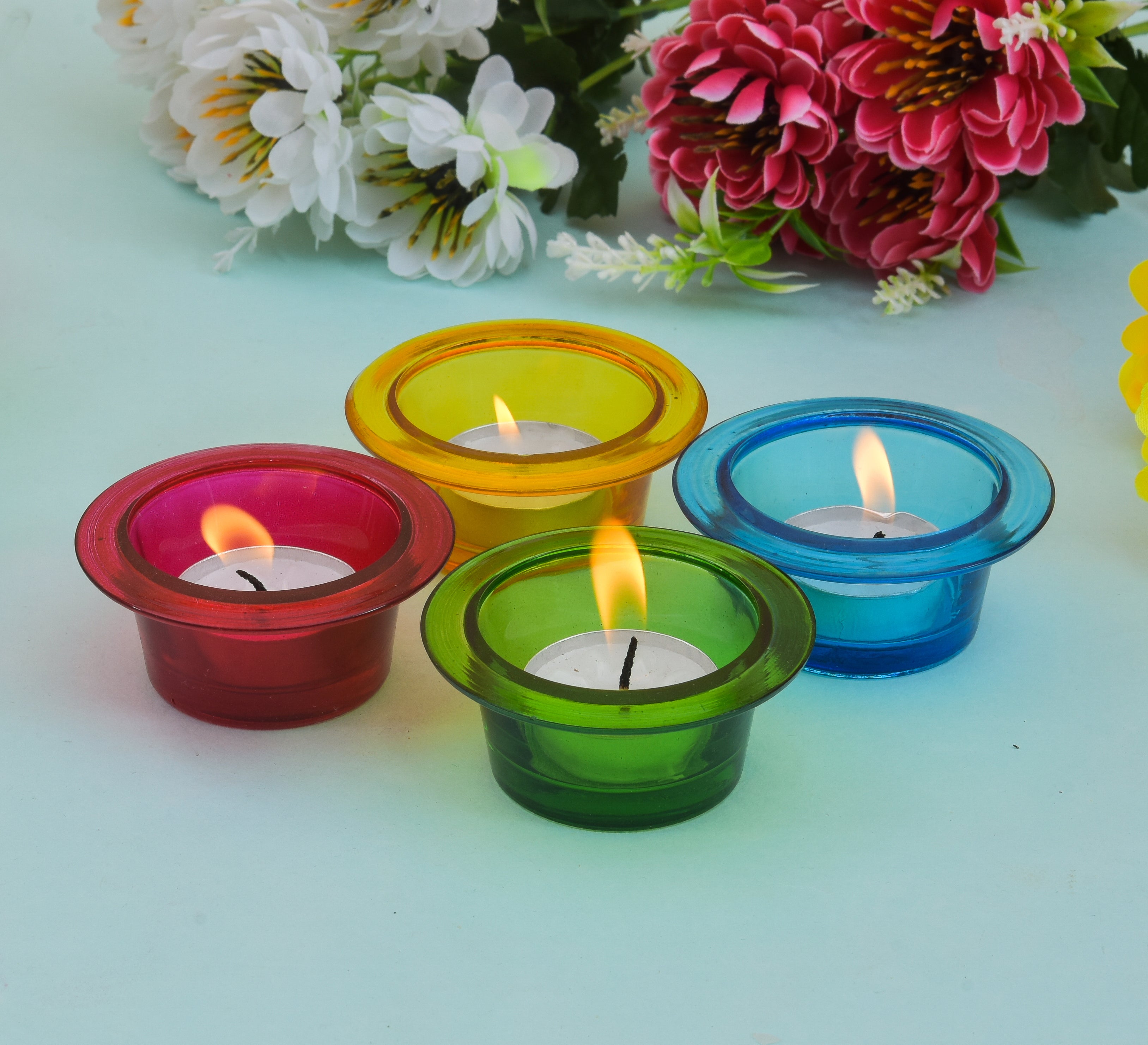 Deep T-light Holder Cap Assorted Color