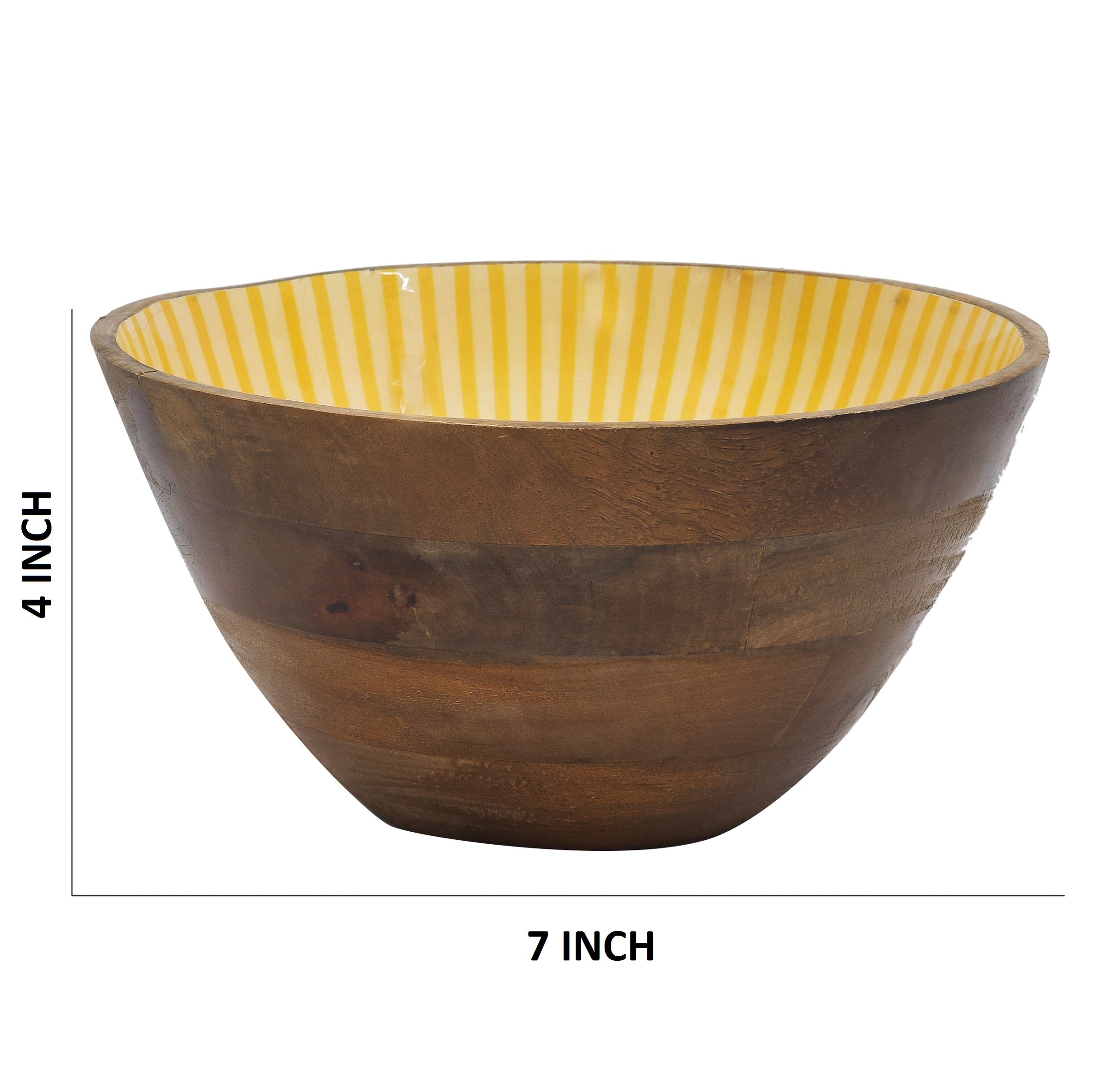Marigold Printed Serving Bowl Small