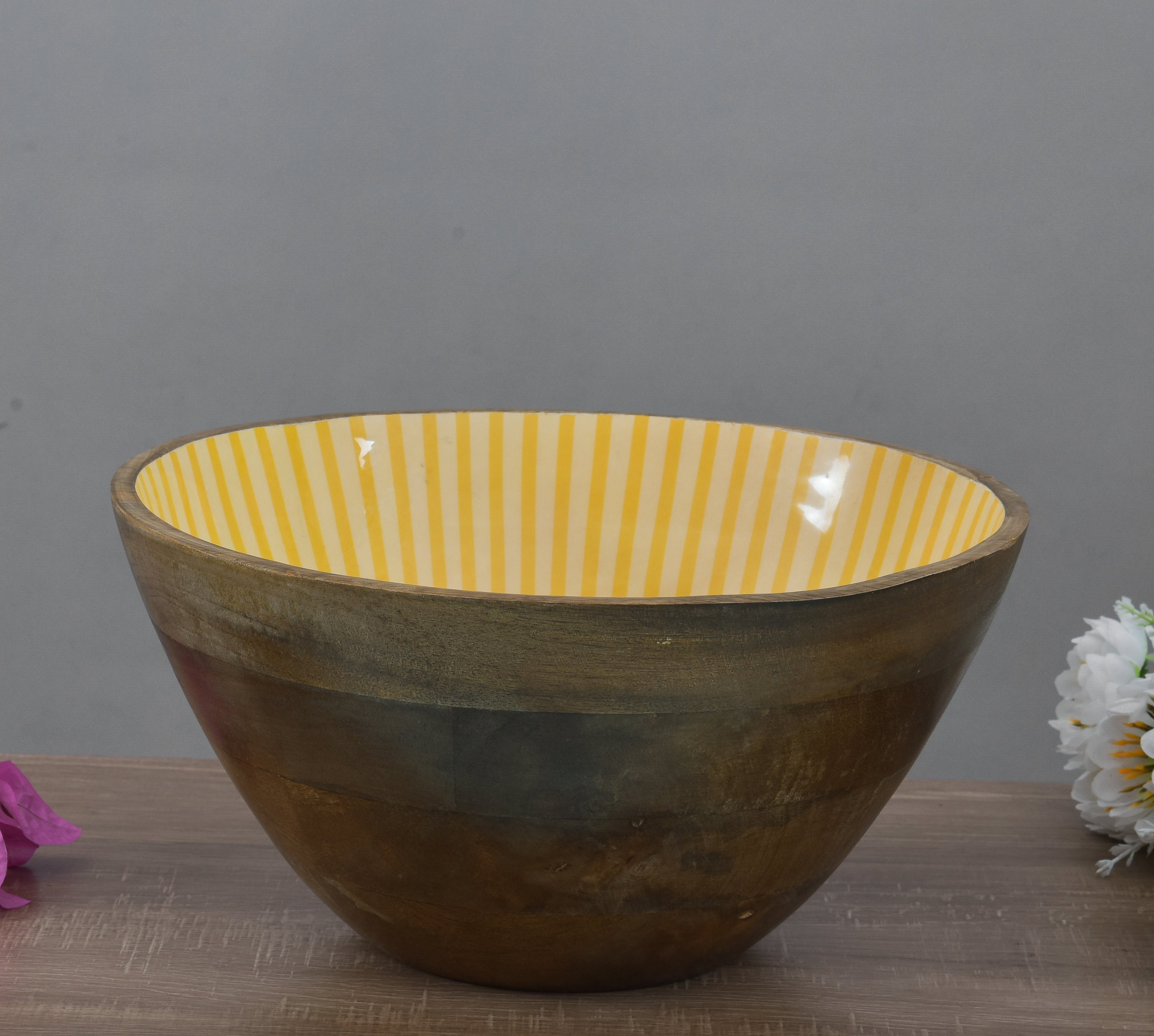 Marigold Printed Serving Bowl Small