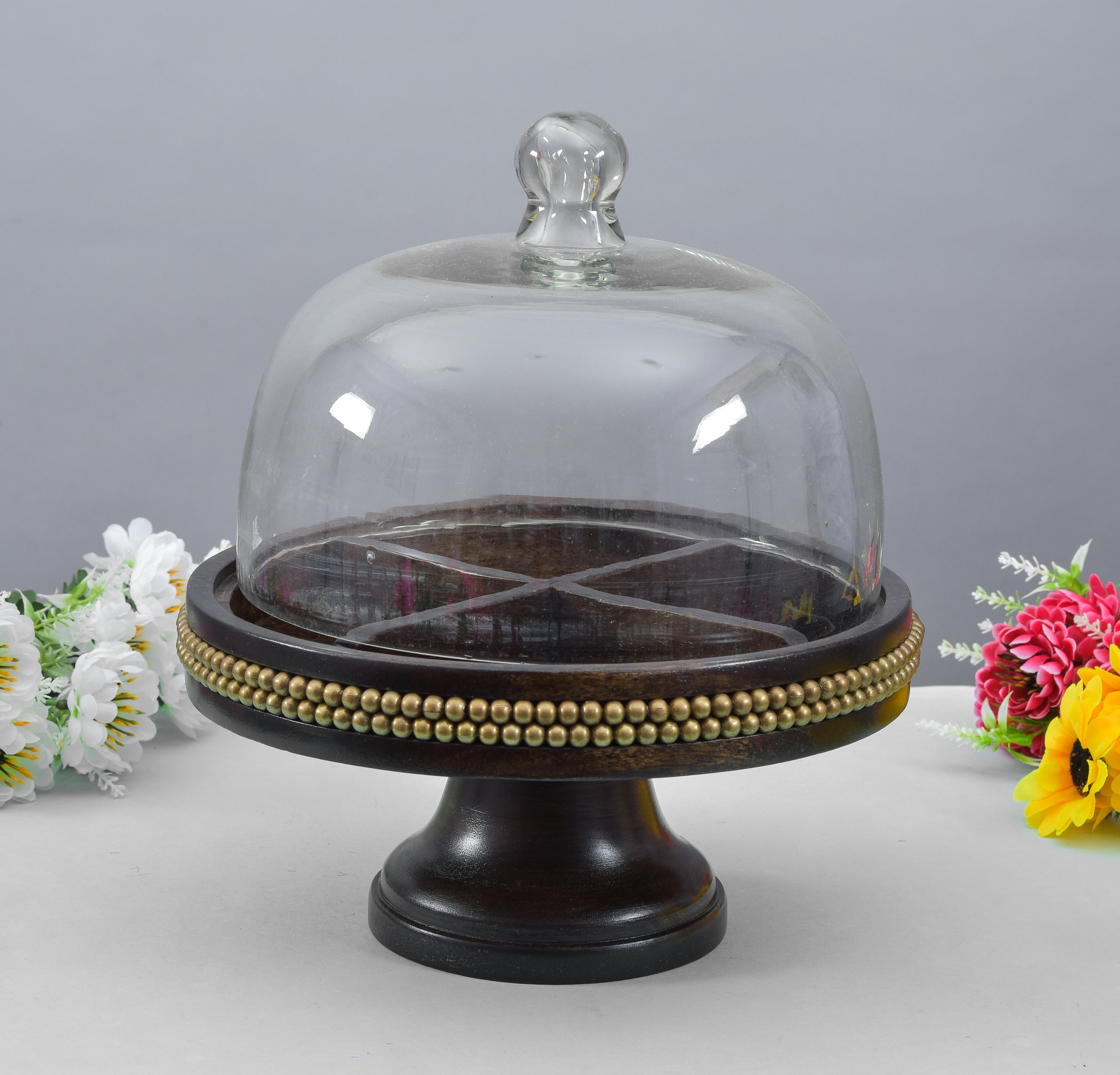 DOT SNACK STAND WITH LID