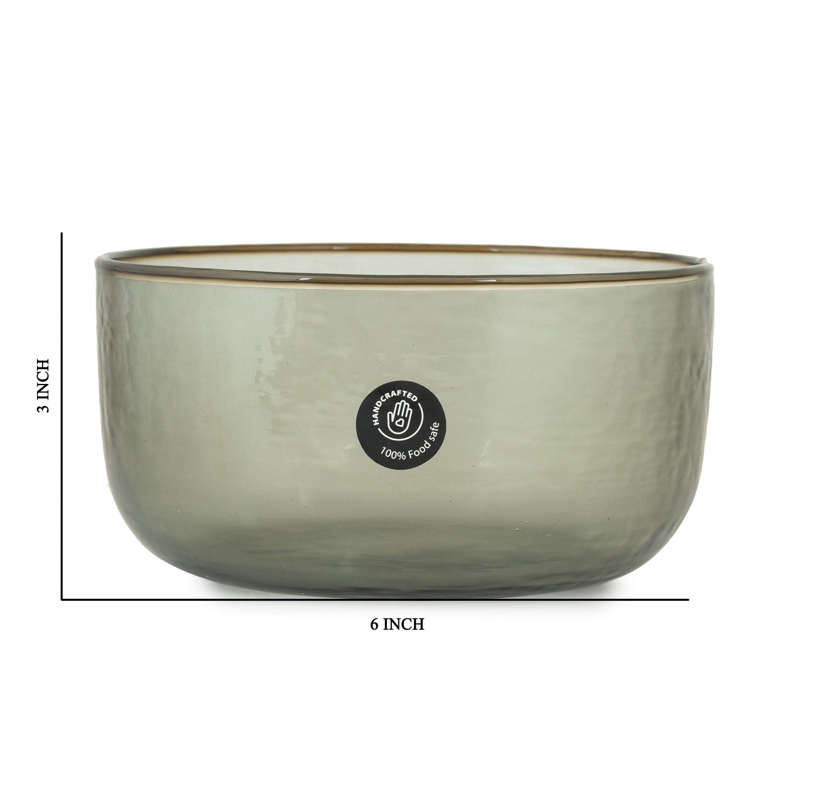 Heather Dinnerware Glass Bowl Large
