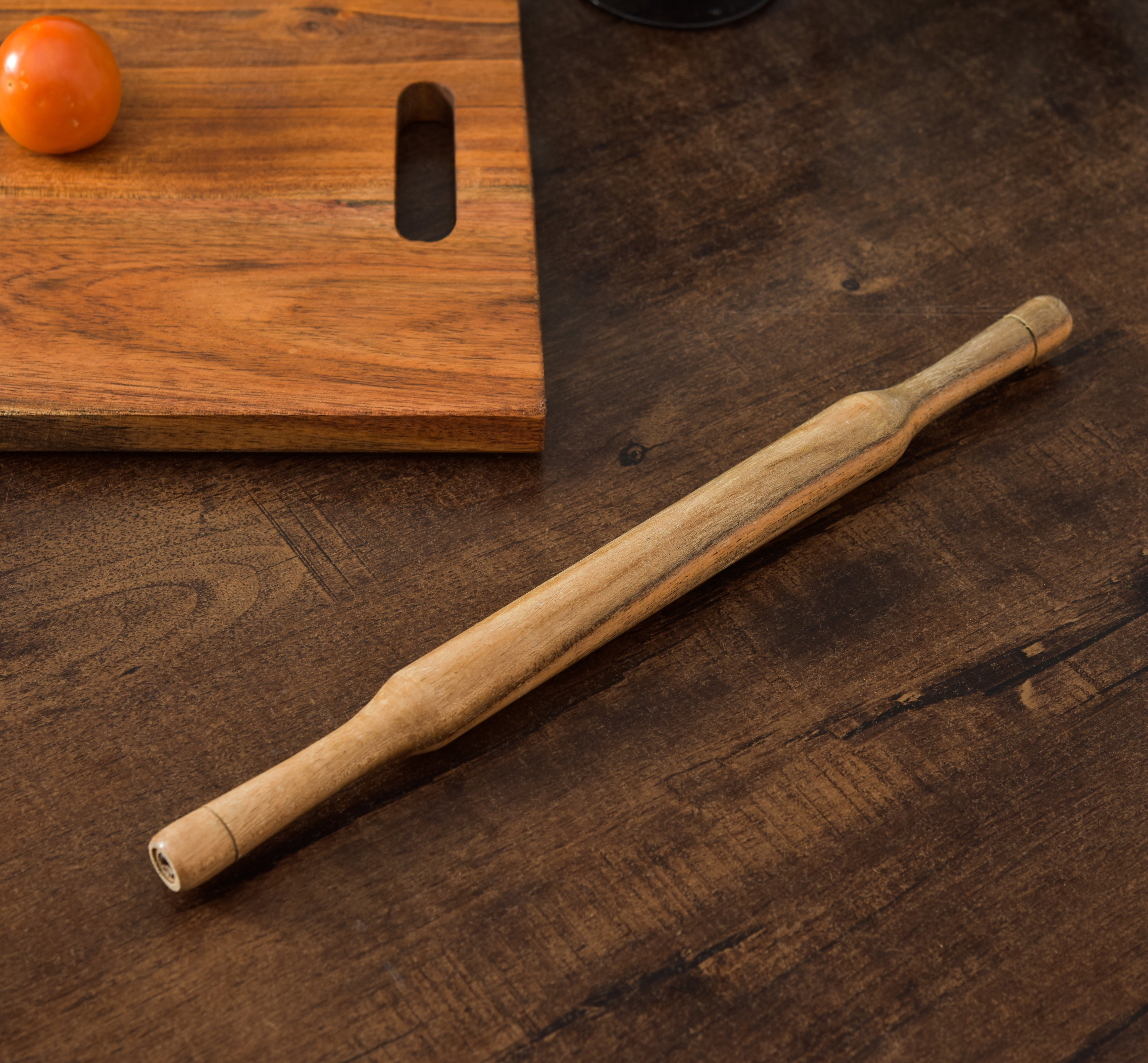 ACACIA WOODEN ROLLING PIN & BELAN