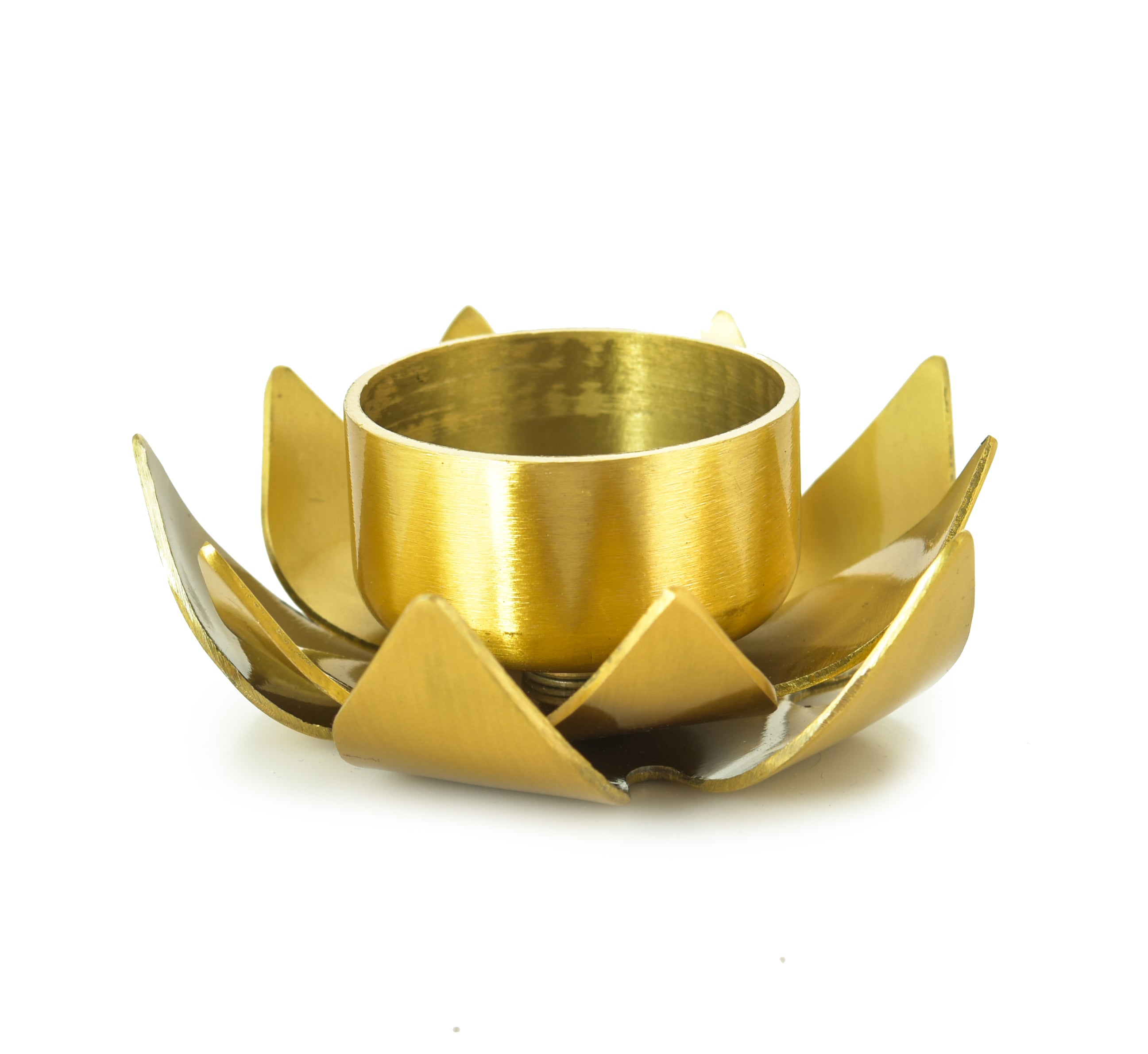 GOLDEN LOTUS T-LIGHT HOLDER
