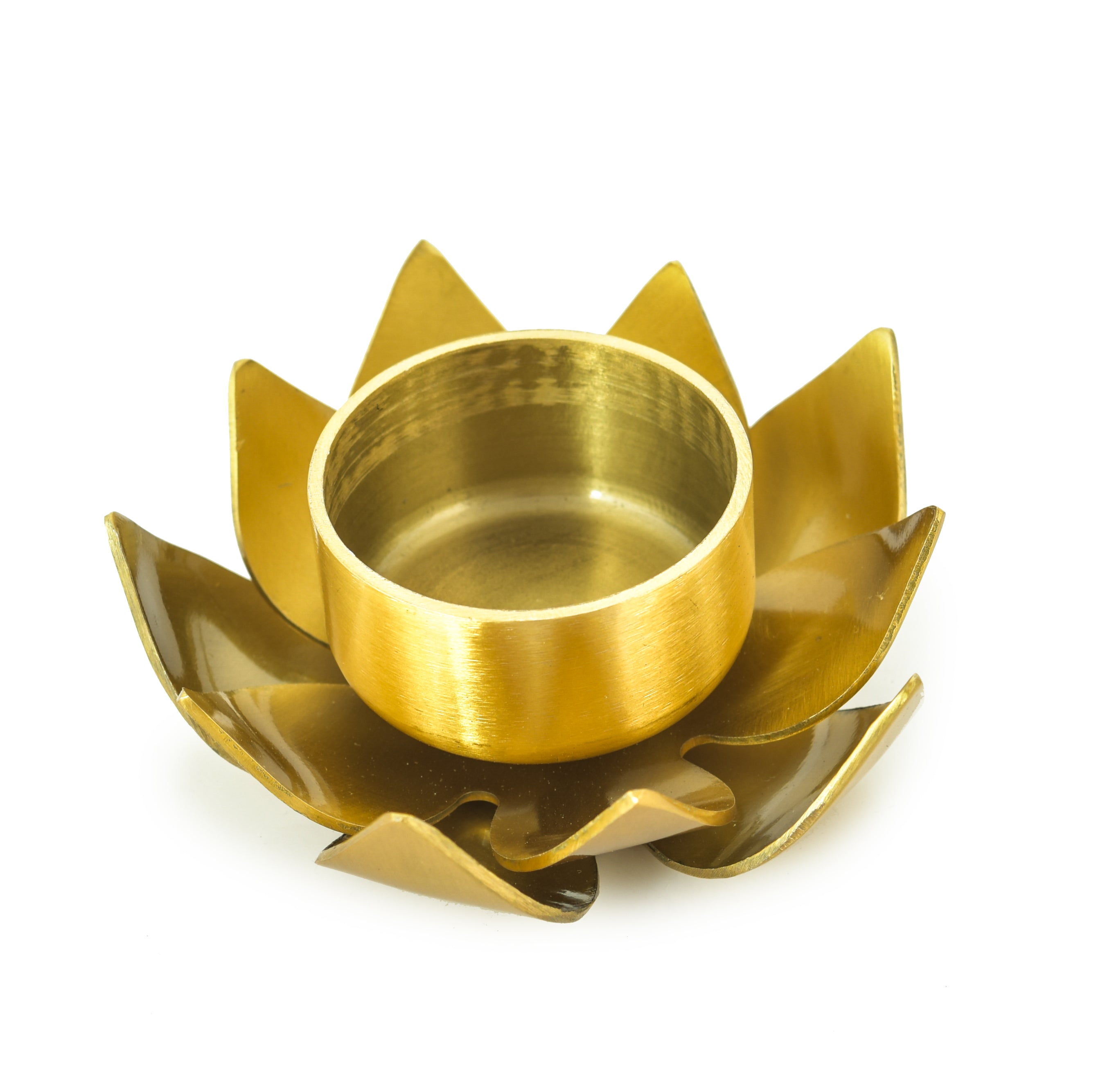 GOLDEN LOTUS T-LIGHT HOLDER