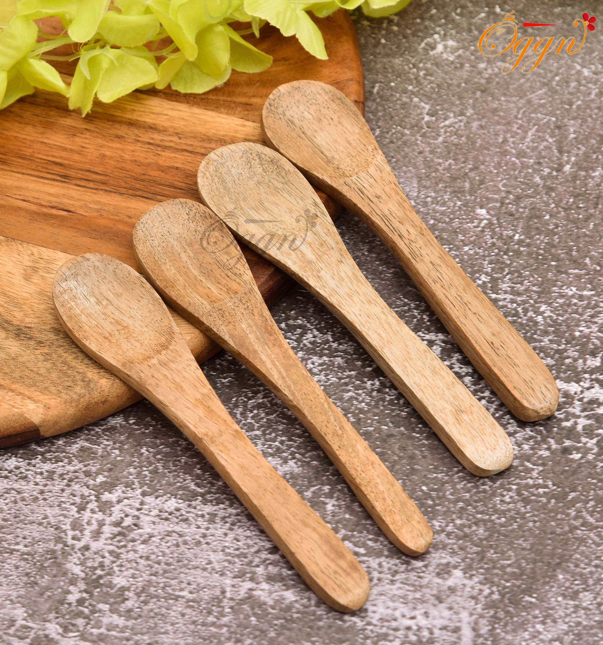 Wooden Tea Spoon Set Of 4