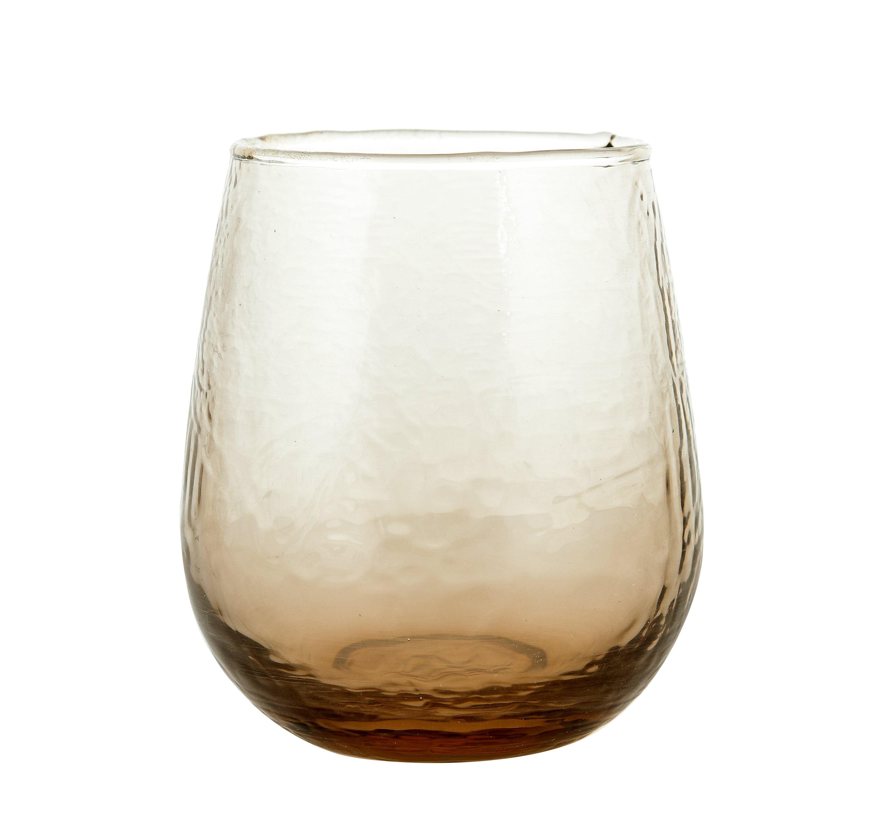 BROWN JUICE DRINWARE GLASS SET OF 2