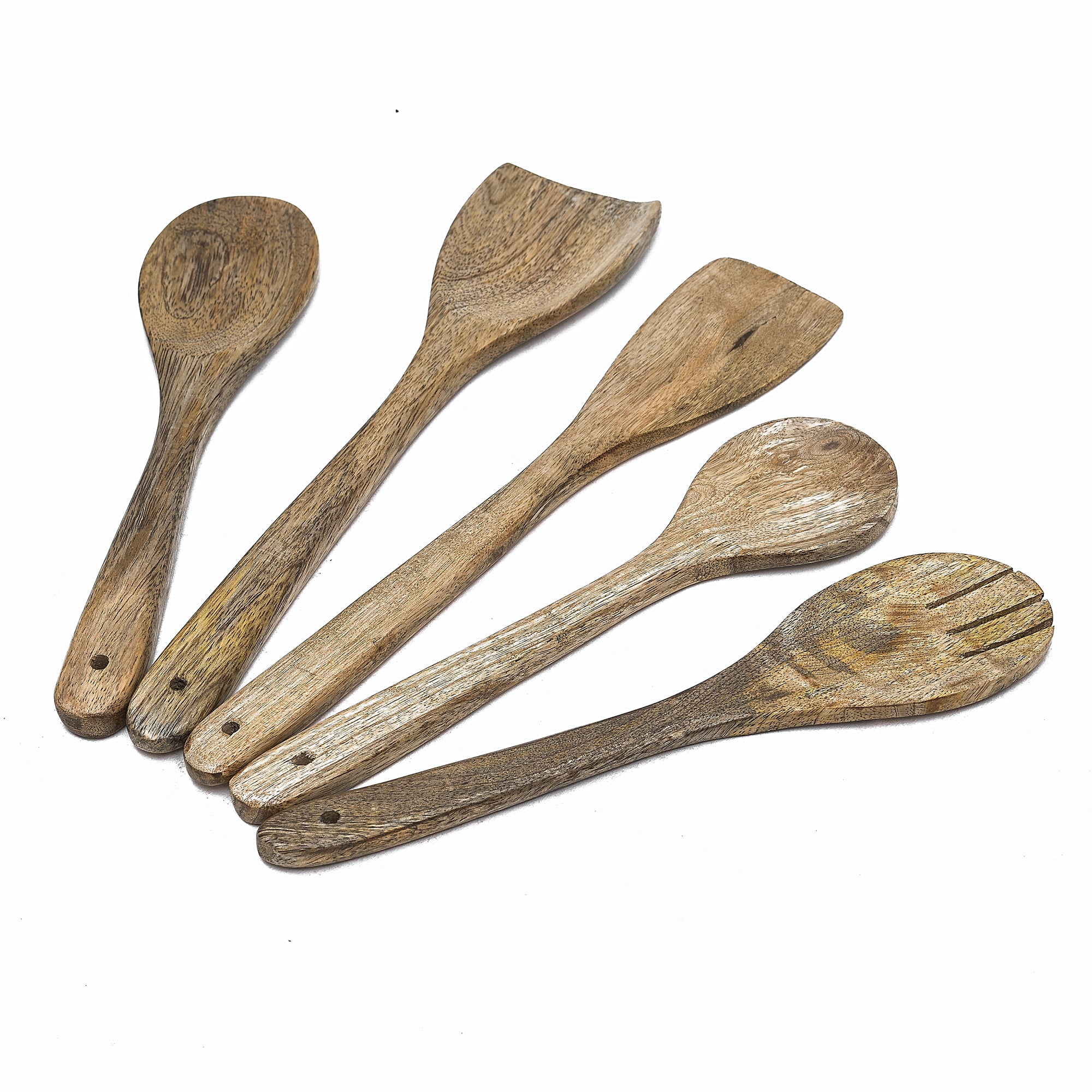 Mango Wood Spatulas Set of 5
