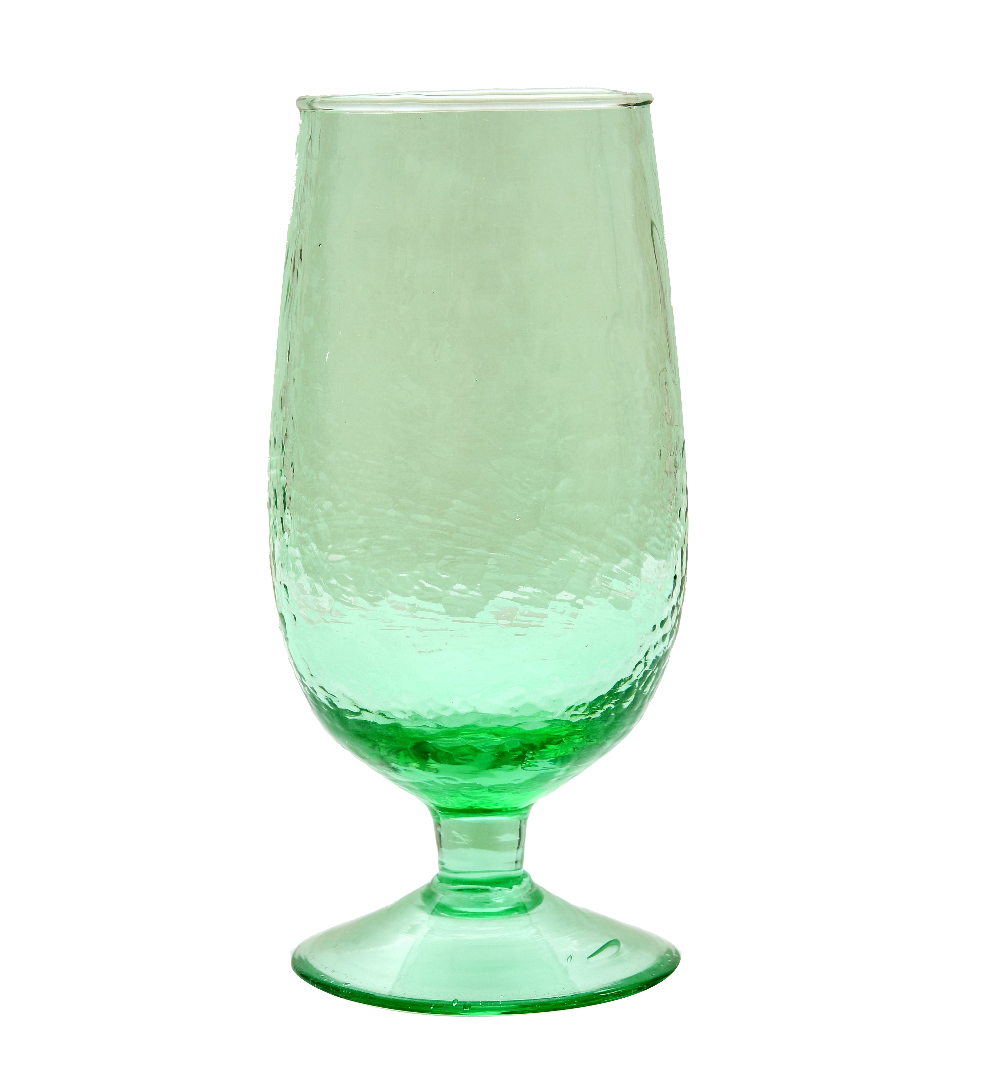Aqua Stem Goblet Glass Set of 4 Pcs
