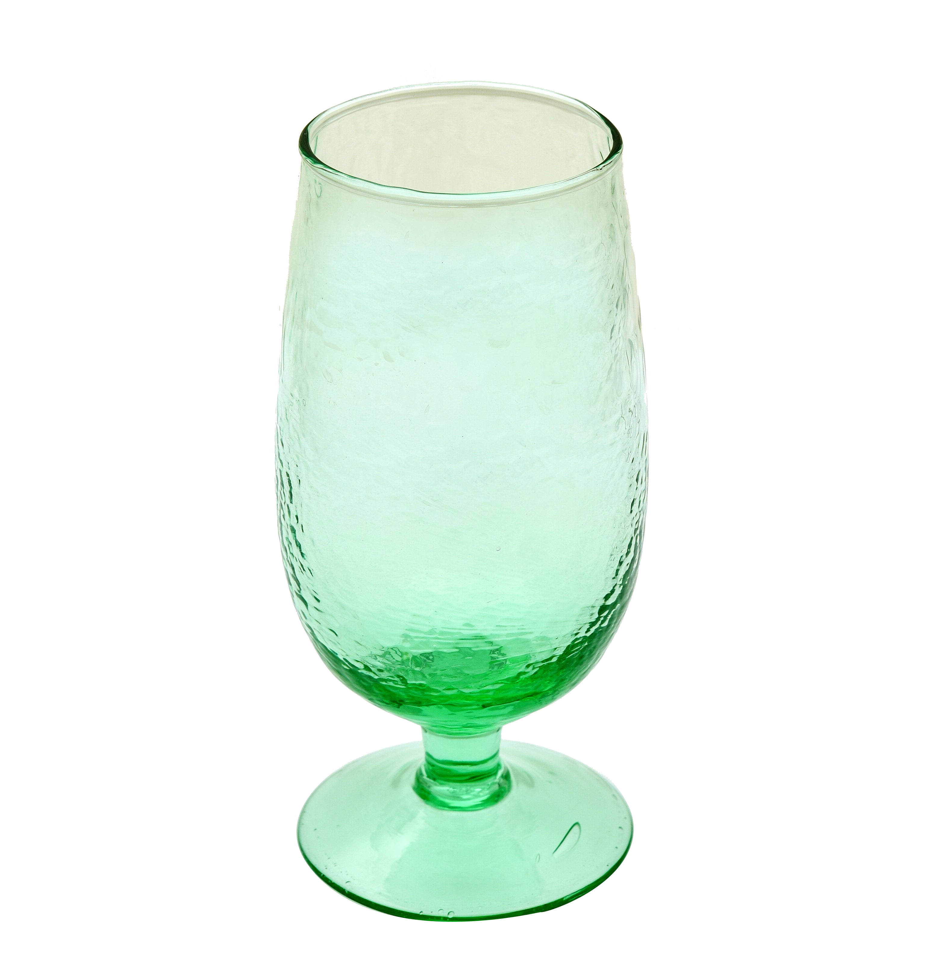 Aqua Stem Goblet Glass Set of 4 Pcs