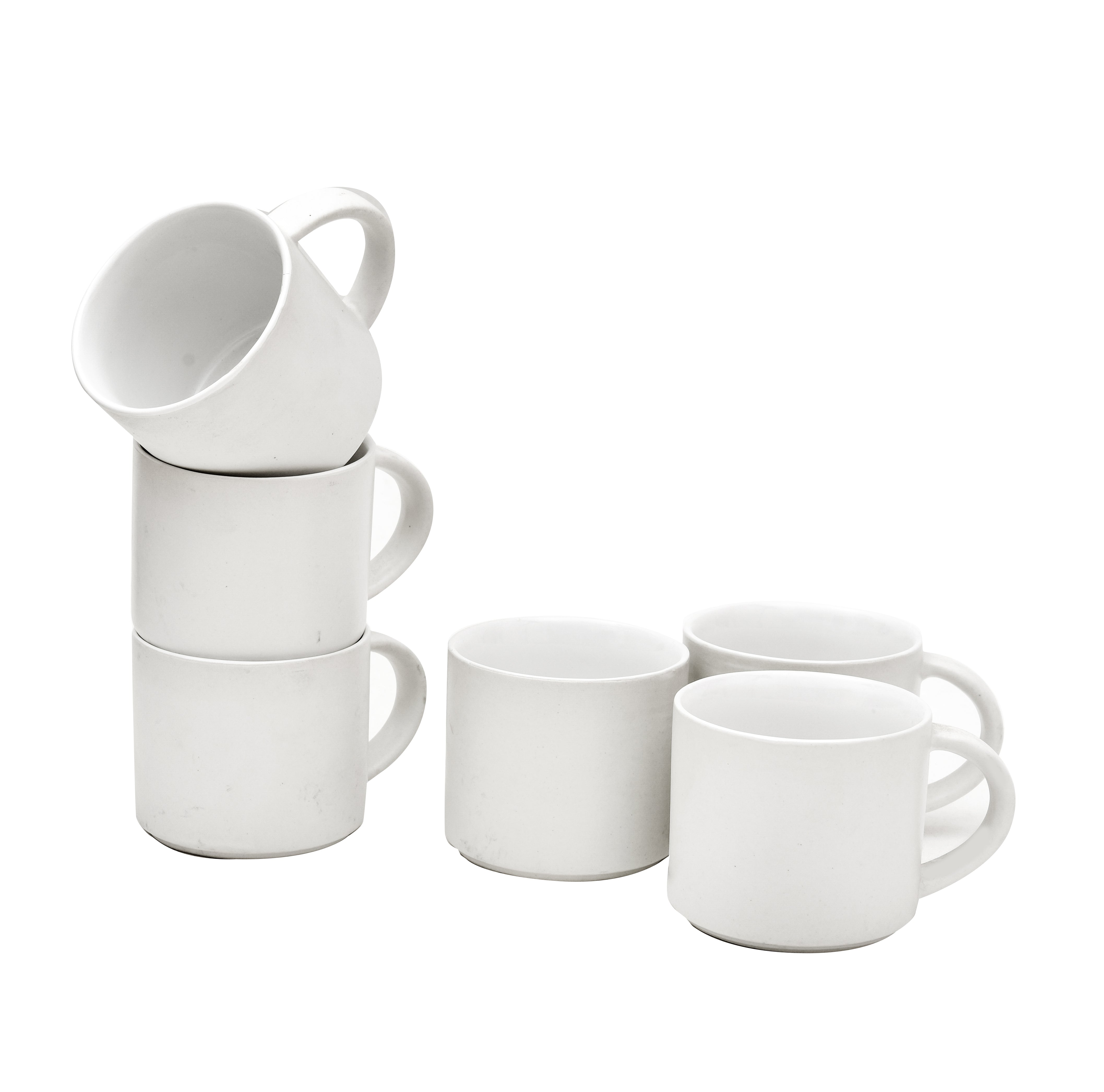 WHITE CUP FOR COFFEE AND TEA CUP
