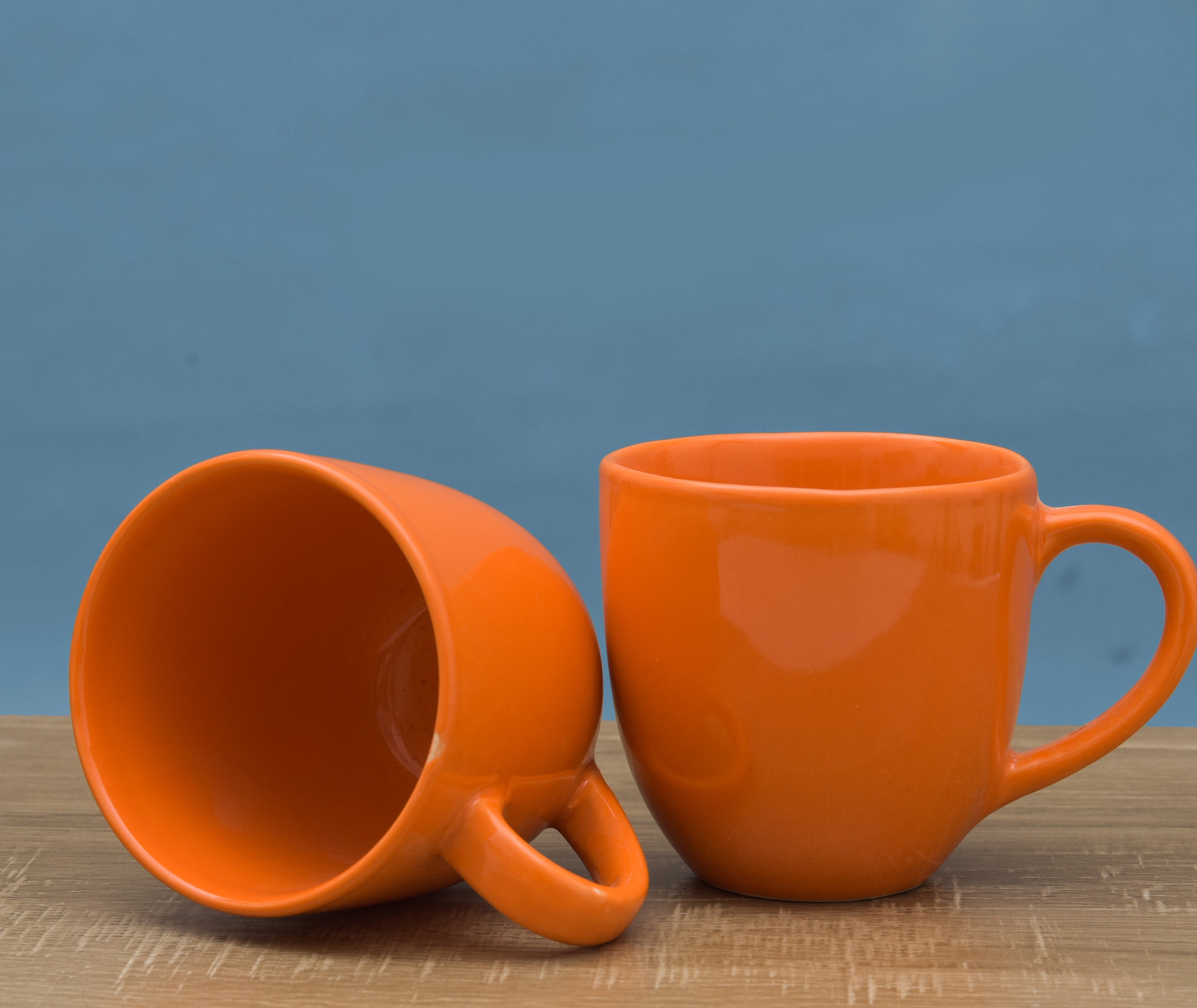 ORANGE CUP FOR COFFEE AND TEA