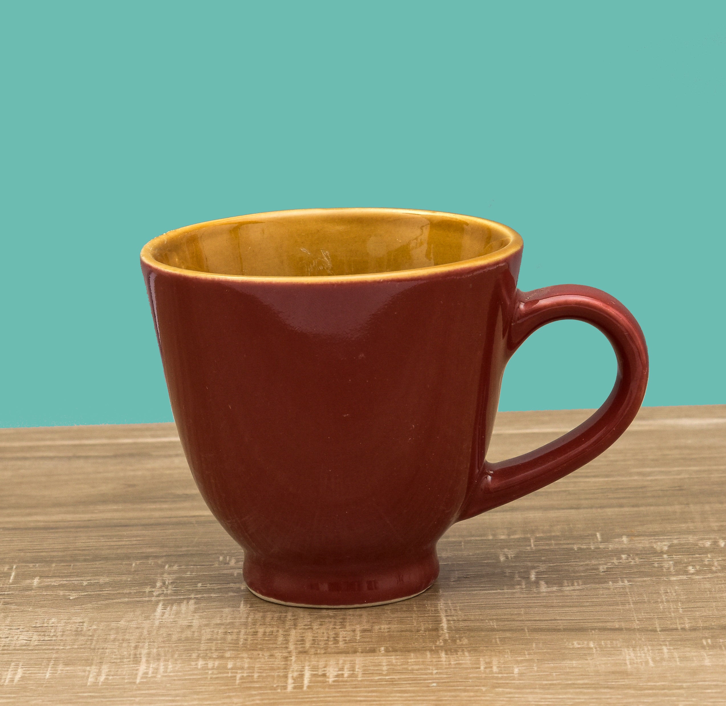COFFEE BROWN CEREMIC CUP FOR COFFEE AND TEA
