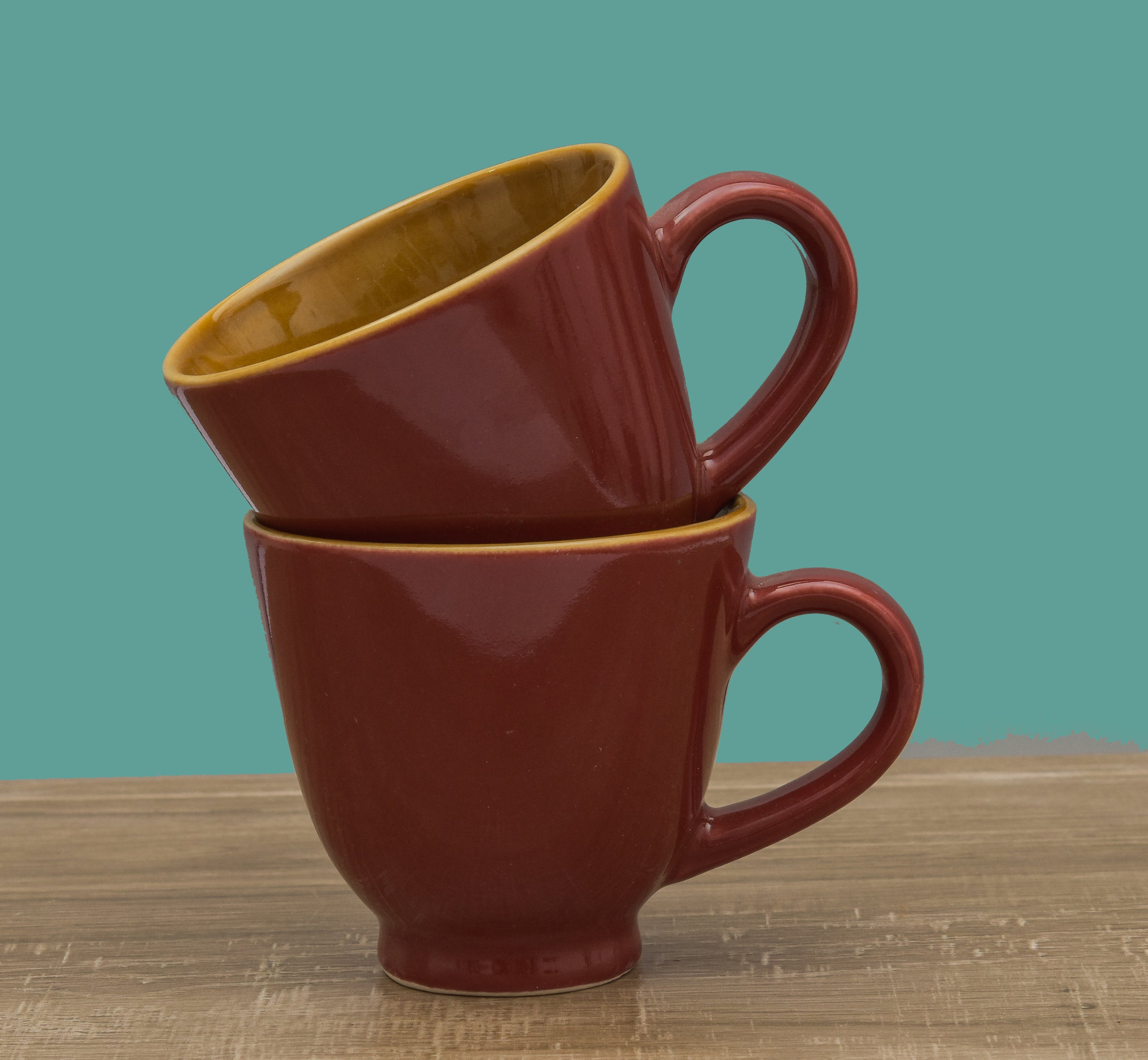COFFEE BROWN CEREMIC CUP FOR COFFEE AND TEA