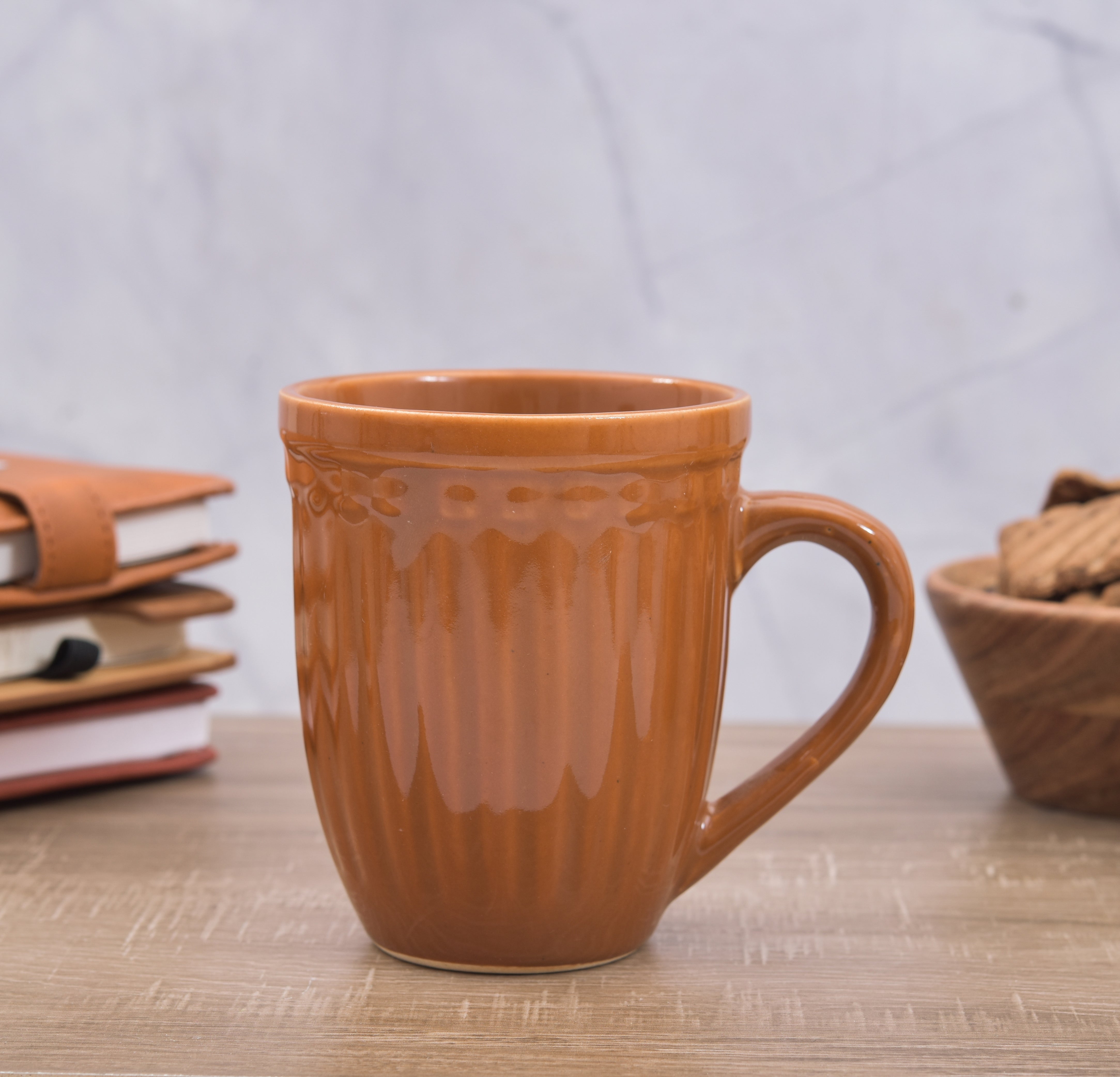 PREMIUM COFFEE MUG - BROWN COLOR