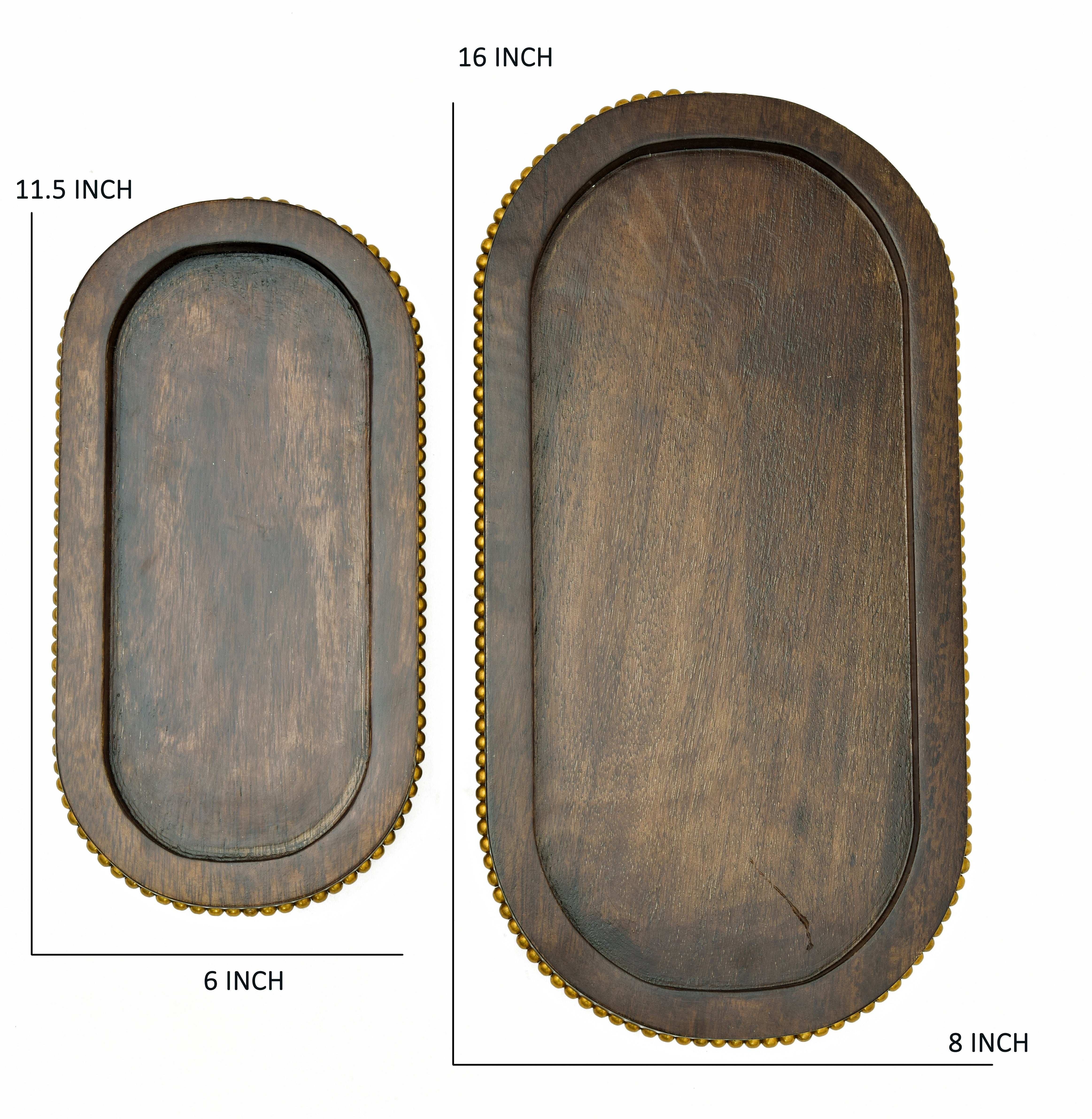 DOT SERVING PLATTER SET OF 2PCS