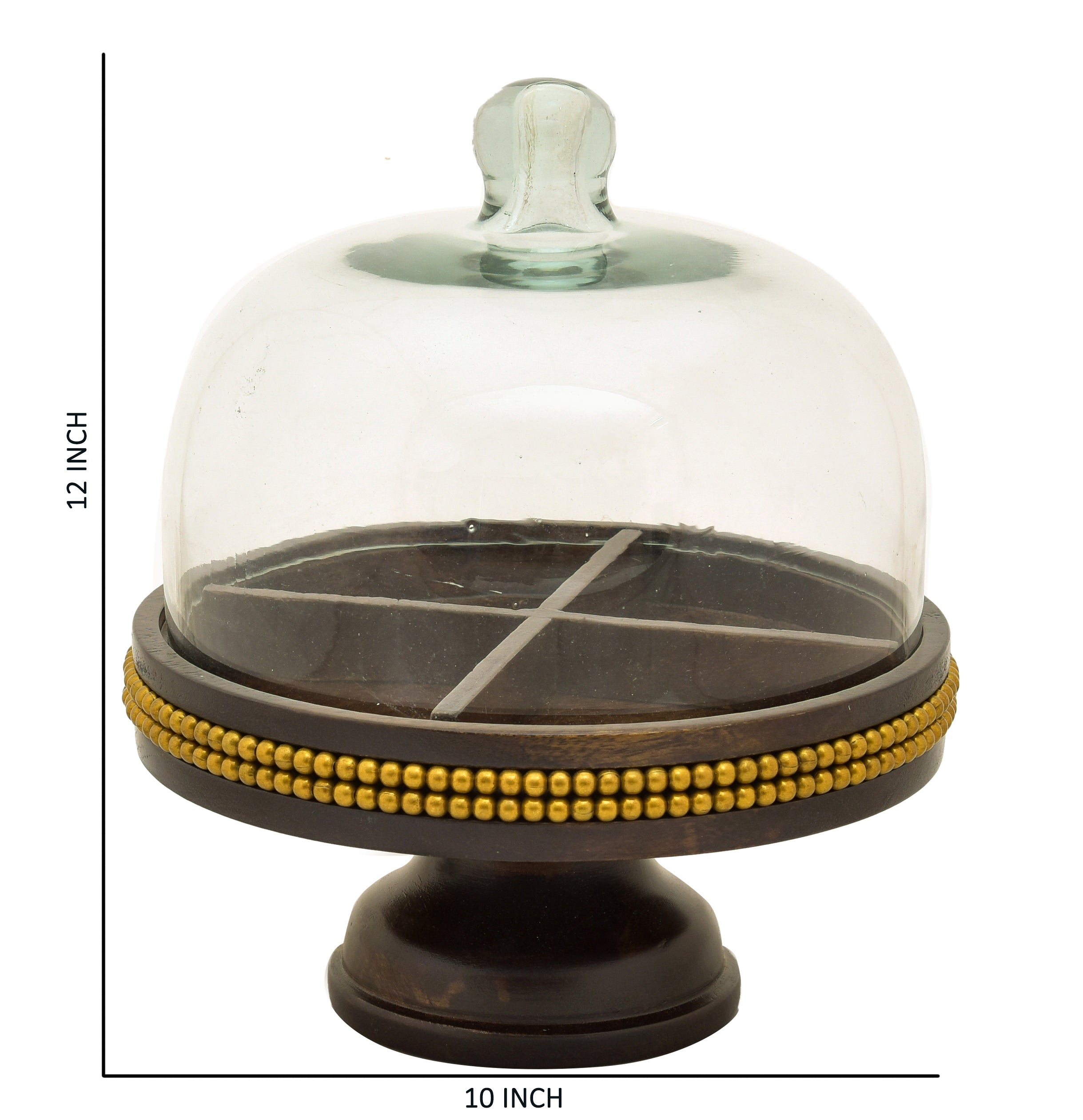 DOT SNACK STAND WITH LID
