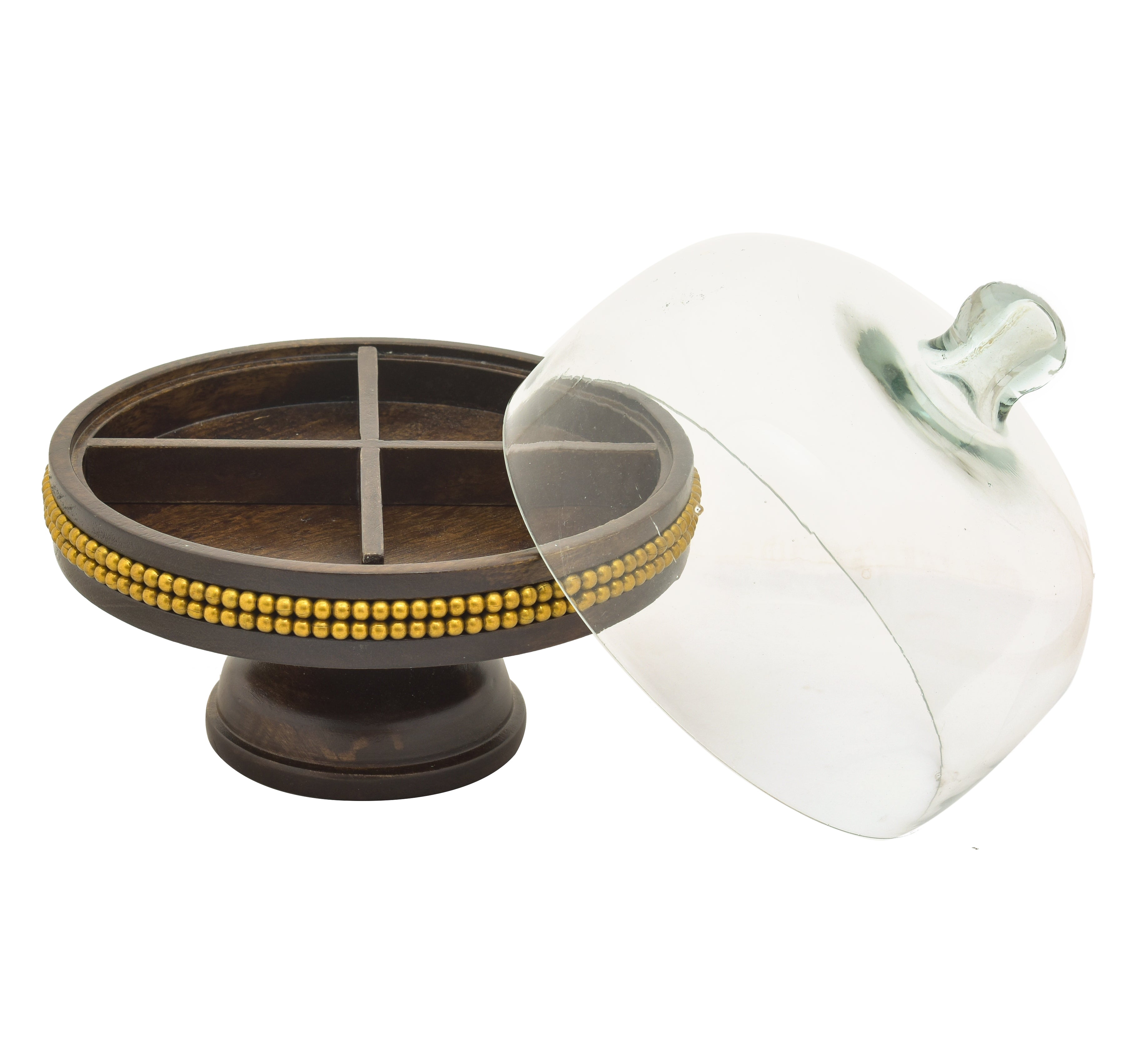 DOT SNACK STAND WITH LID