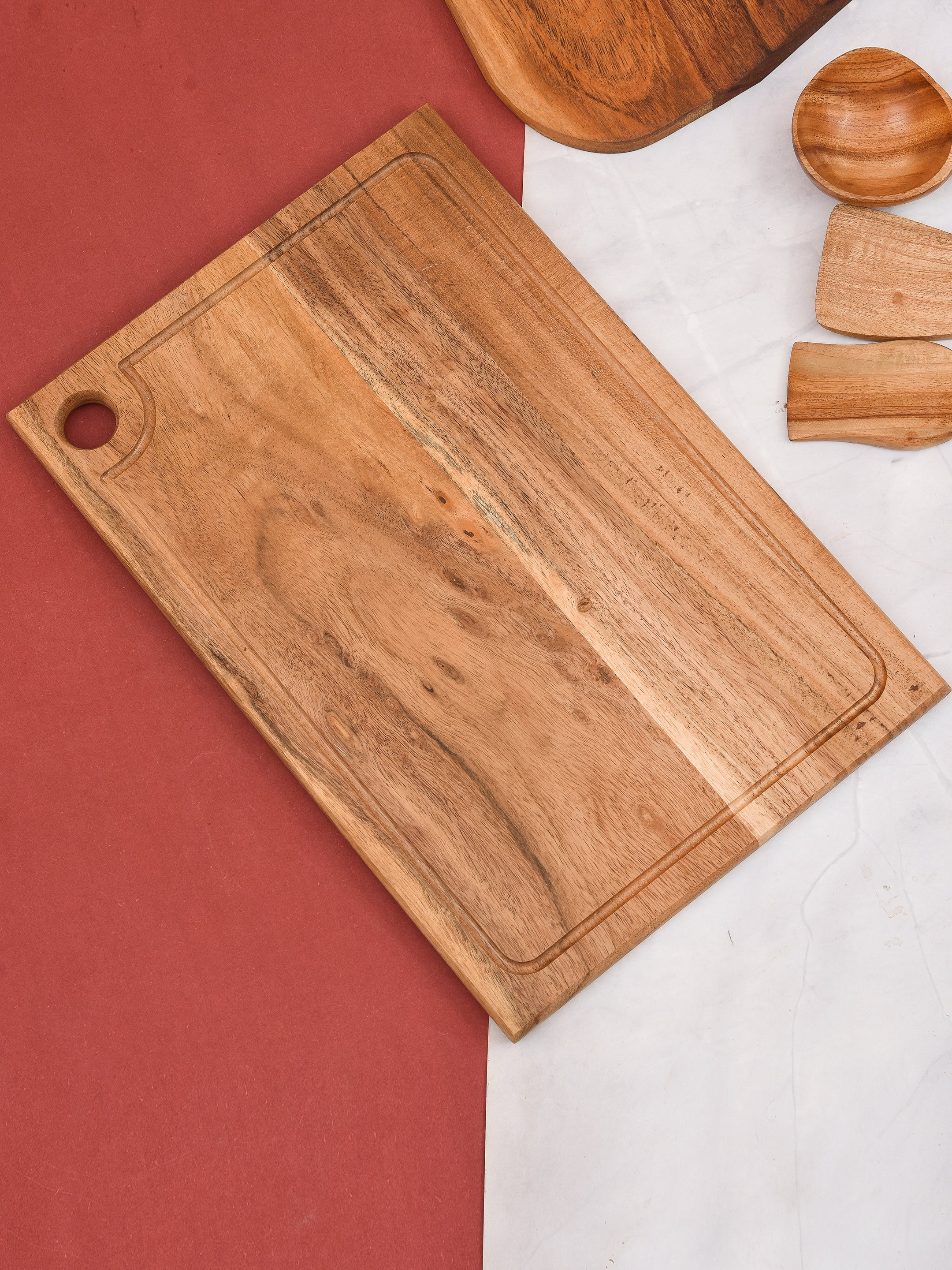 WOODEN JUICE GROVE CHOPPING BOARD 15*10