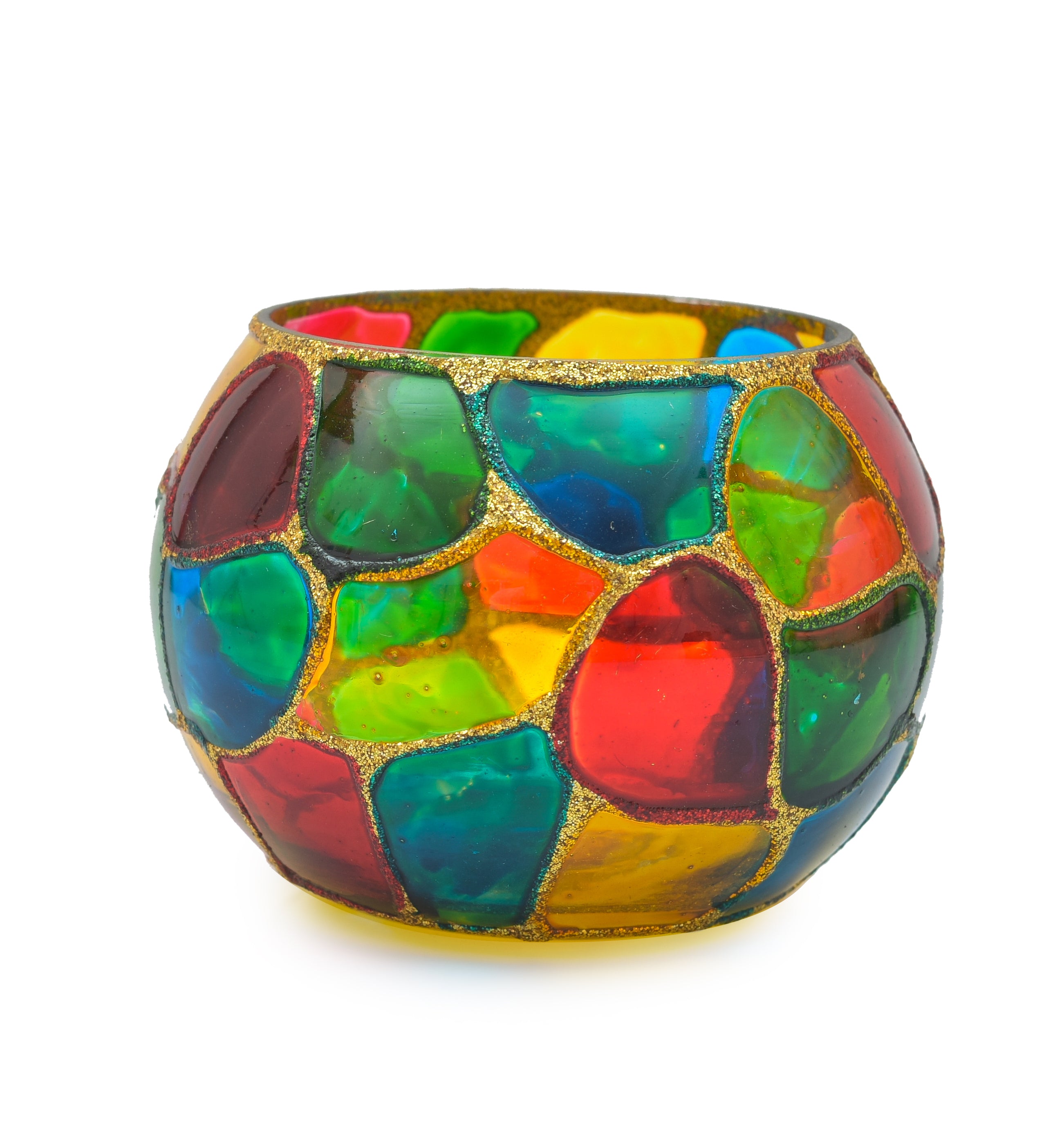 JHAROKHA ZIGZAG ROLLY POLLY T-LIGHT HOLDER