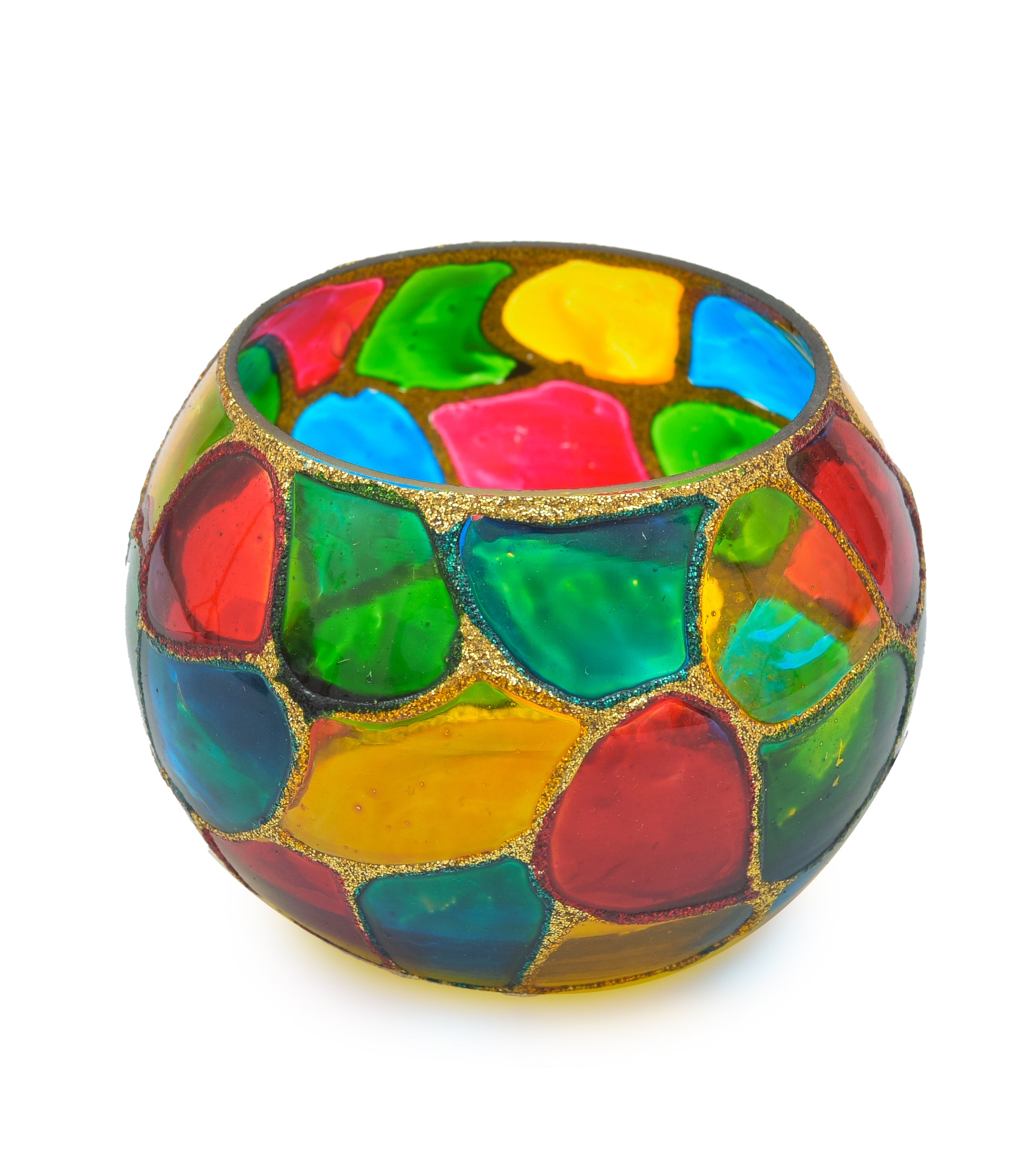 JHAROKHA ZIGZAG ROLLY POLLY T-LIGHT HOLDER
