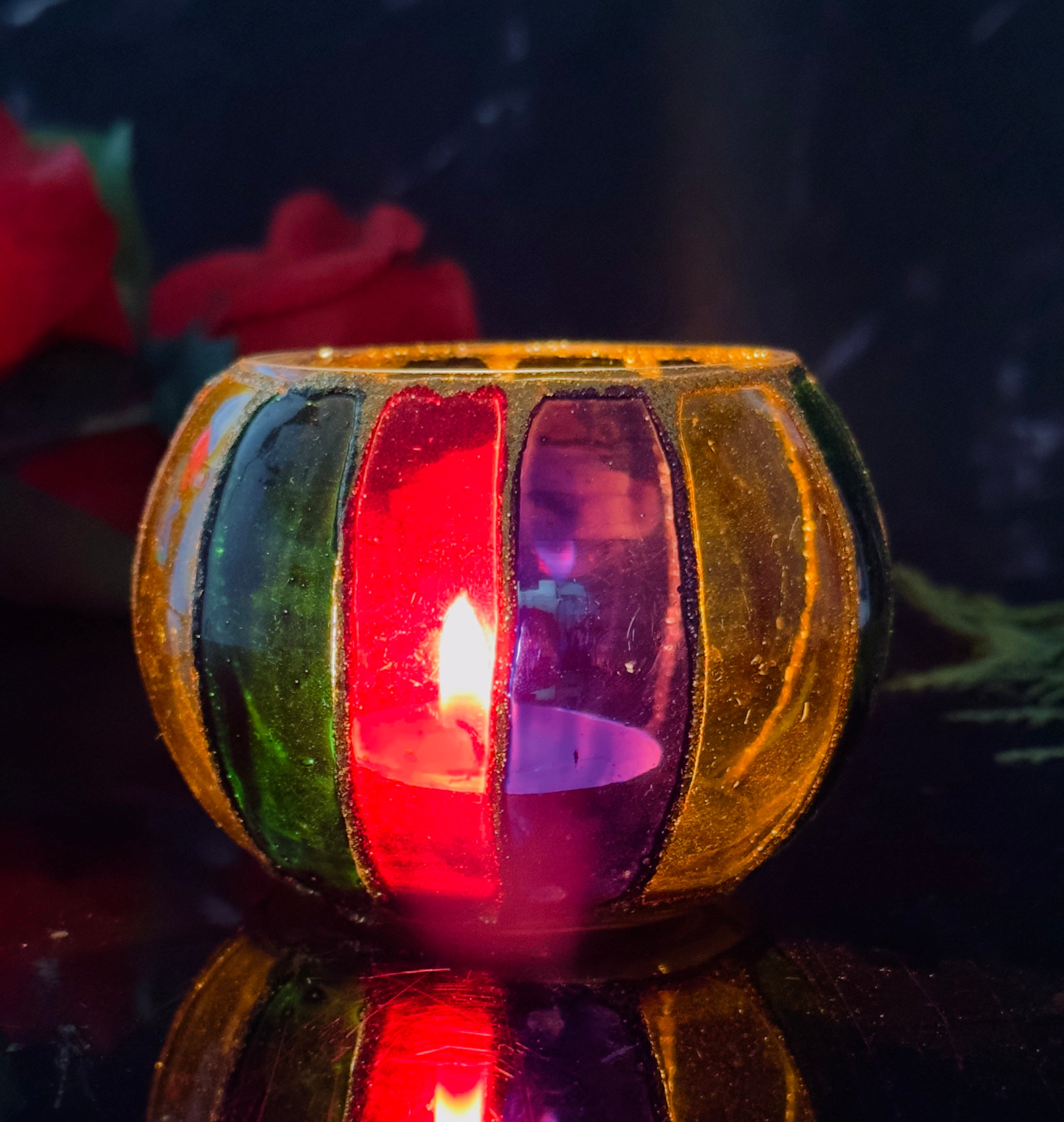 JHAROKHA LINE ROLLY POLLY T-LIGHT HOLDER